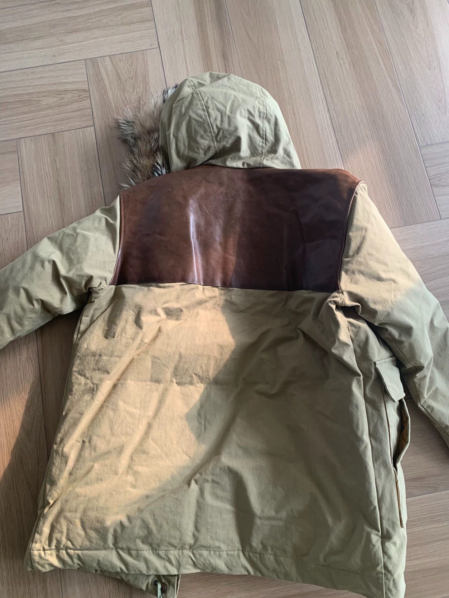 Nigel Cabourn NIGEL CABORUN LONG DONKEY Vintage Gray Goose Down Coat 50 Size US M / EU 48-50 / 2 - 2 Thumbnail