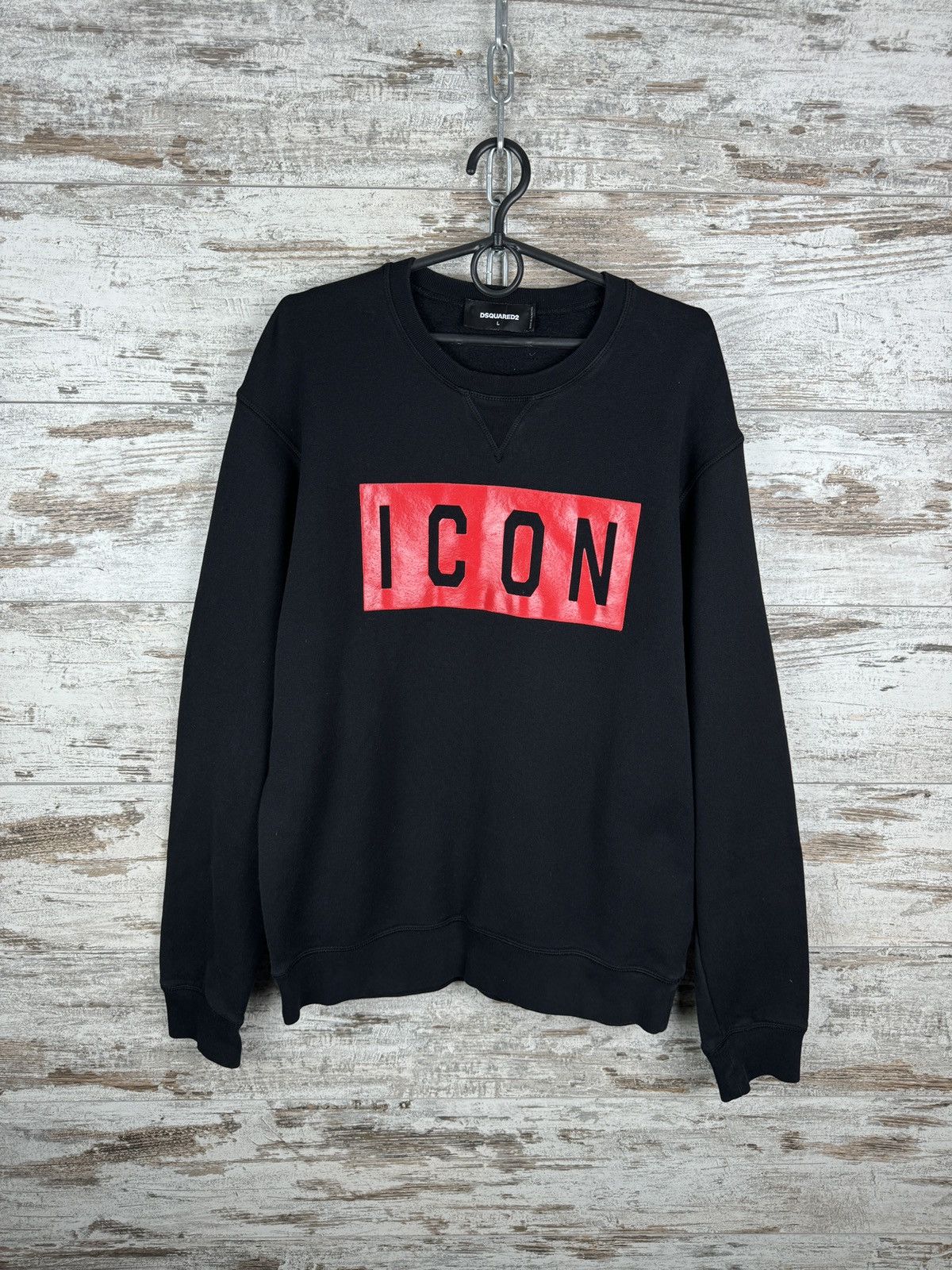 Dsquared2 Mens Dsquared2 sweatshirt camisola black sweater Size US L / EU 52-54 / 3 - 1 Thumbnail