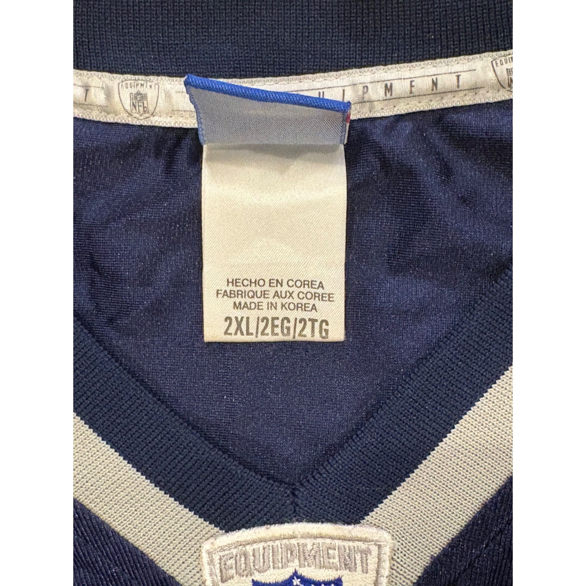 Reebok Reebok New England Patriots Tedy Bruschi #54 Home Blue NFL F Size US XXL / EU 58 / 5 - 7 Thumbnail
