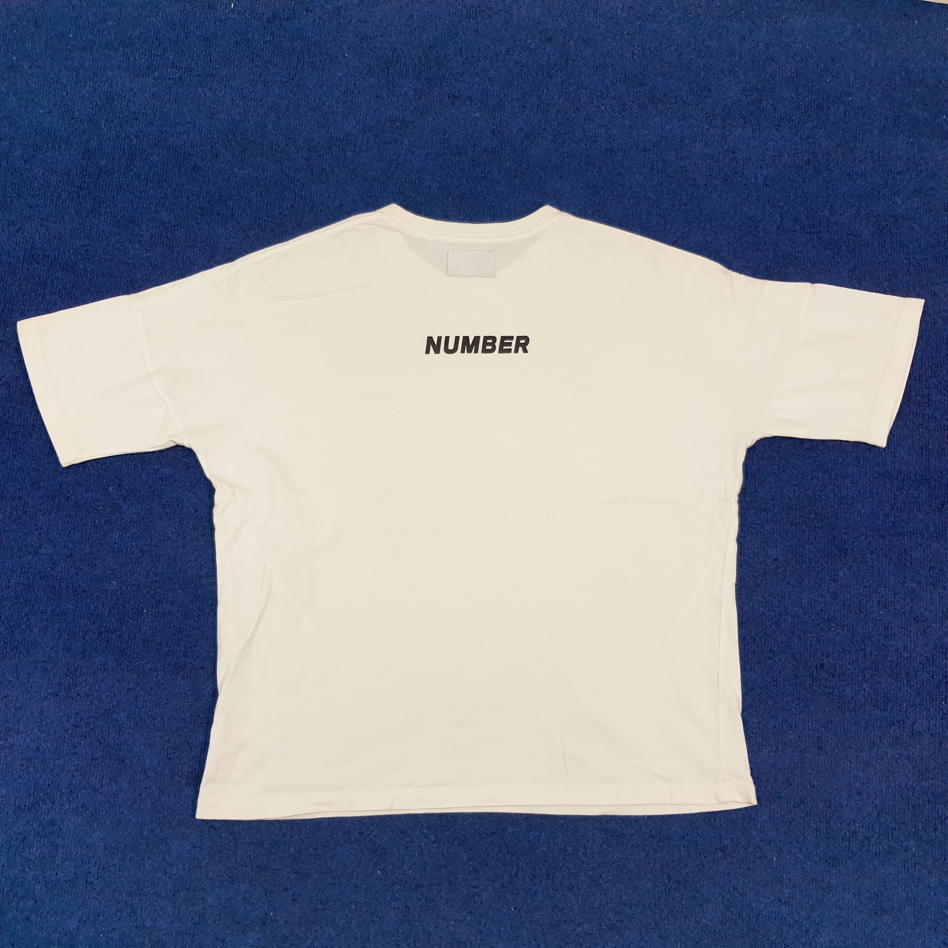 Japanese Brand × Number (N)ine × Vintage Vintage Number Nine Denim Japanese Brand Boxy Tshirt Size US L / EU 52-54 / 3 - 3 Thumbnail
