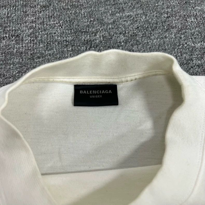 Balenciaga Balenciaga Graffiti Large Logo Short Sleeve T-Shirt 2502-Ne Size US M / EU 48-50 / 2 - 4 Thumbnail