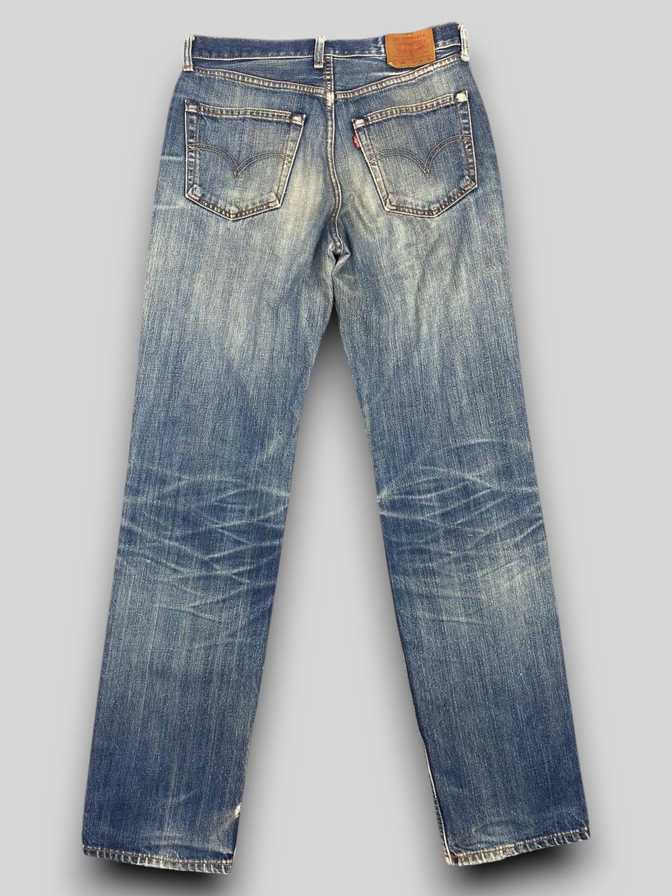 Levi's vintage levis 502 distressed denim nice design Size US 32 / EU 48 - 2 Thumbnail