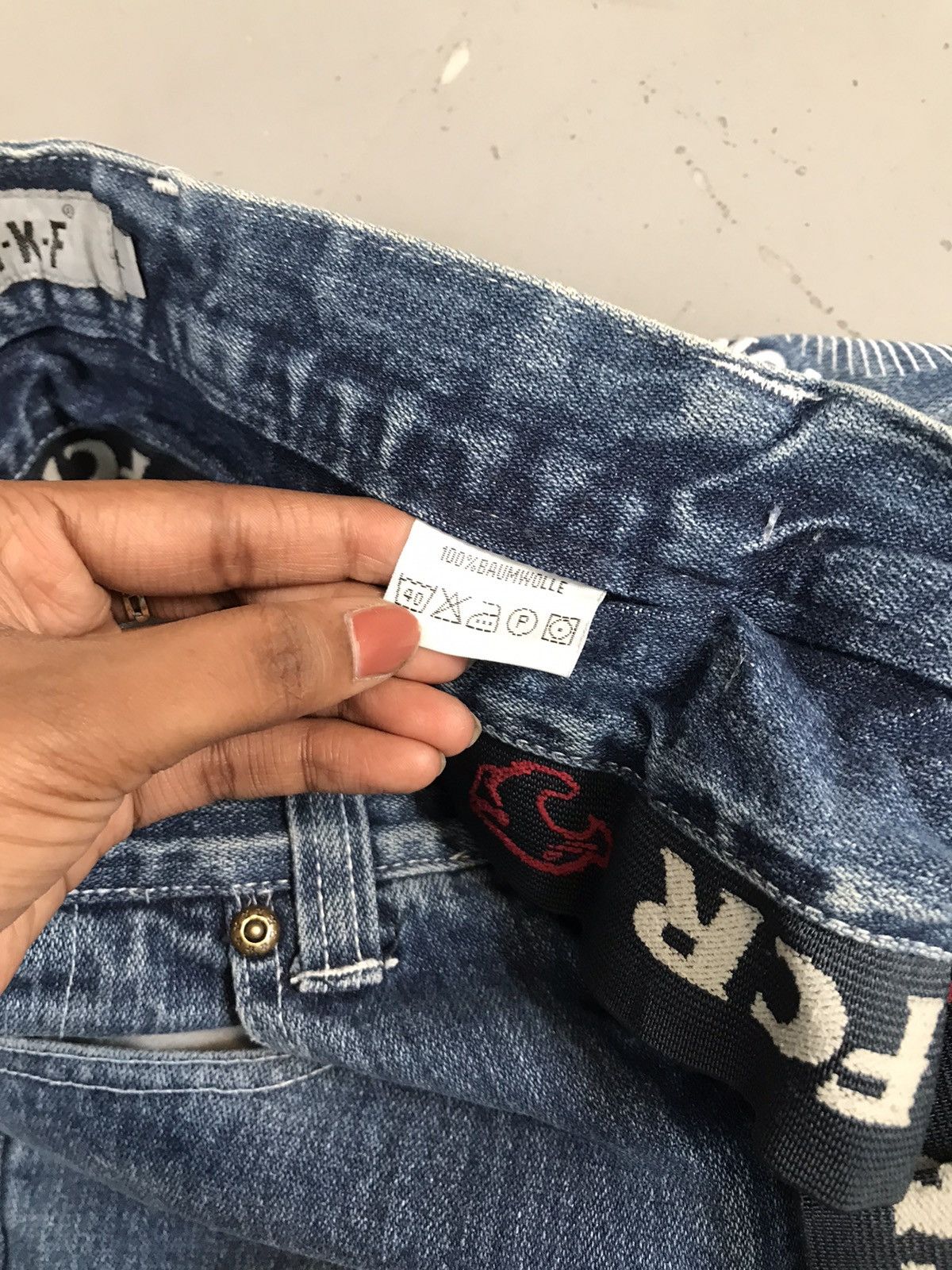 JNCO × Southpole × Vintage Vintage force crew embroidered straight denim pant Size 26" / US 2 / IT 38 - 8 Thumbnail