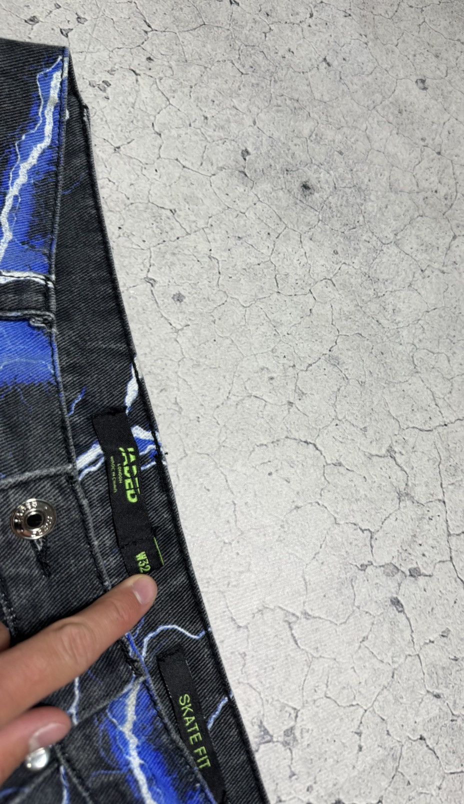 Jaded London Jaded London Denim Jeans Skate Fit Overprint Baggy SK8 Size US 32 / EU 48 - 6 Thumbnail