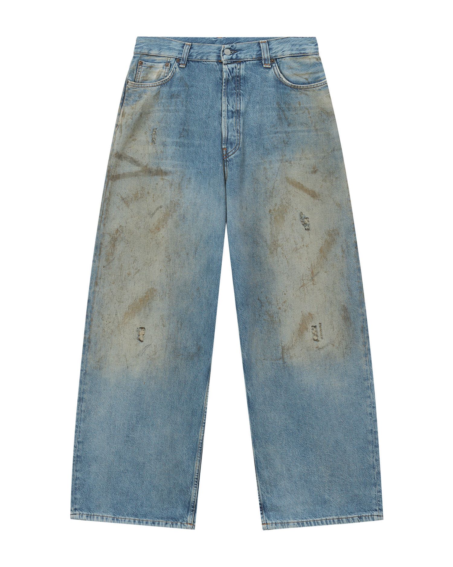 Acne Studios Acne Studios 2023 SUPER BAGGY Distressed Design Jeans Size 24" / US 00 / IT 34 - 1 Thumbnail