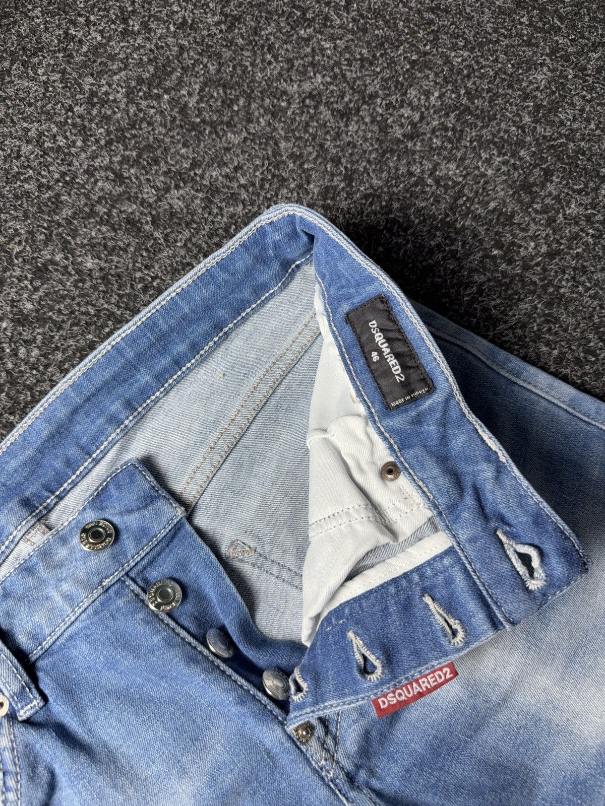 Dsquared2 Luxury Y2K Distressed Dsquared2 skinny denim pants jeans Size US 30 / EU 46 - 8 Thumbnail