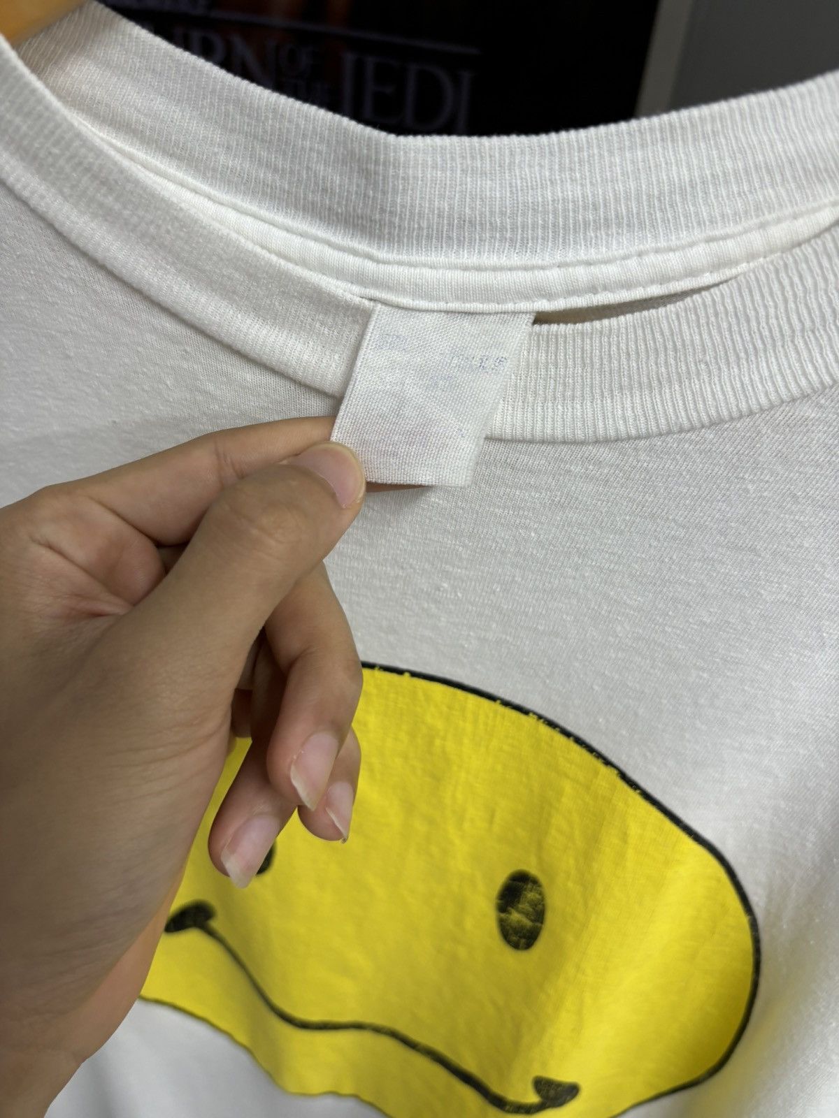 Vintage RARE! Vintage 90’s Smiley Headshot Art Size US XL / EU 56 / 4 - 5 Thumbnail