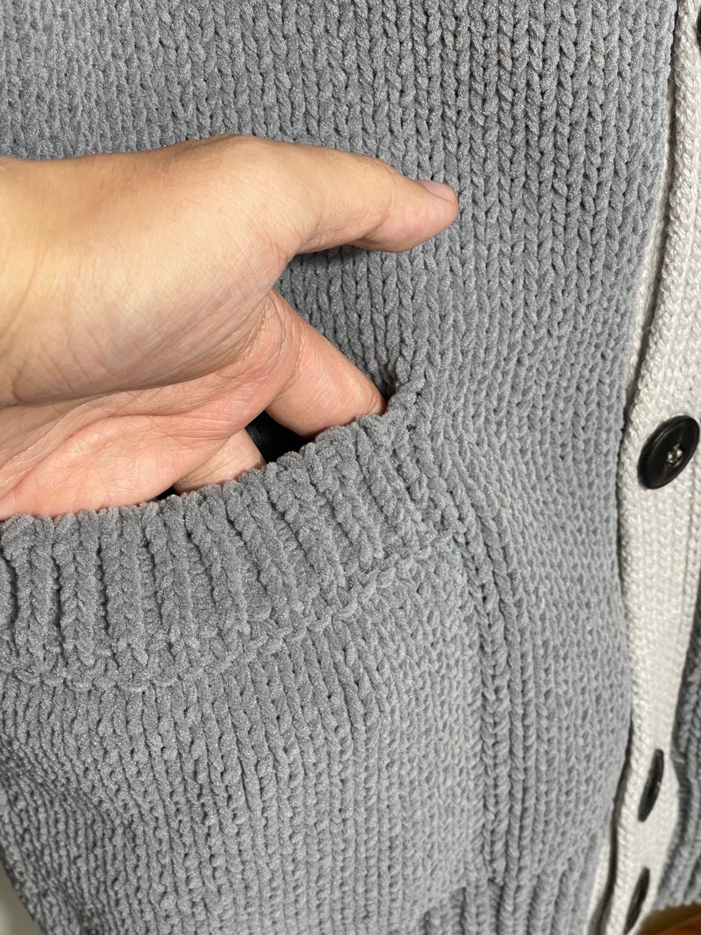 Giorgio Armani Giorgio Armani Slim Light Gray Cardigan 46/48/52 Size US L / EU 52-54 / 3 - 5 Thumbnail