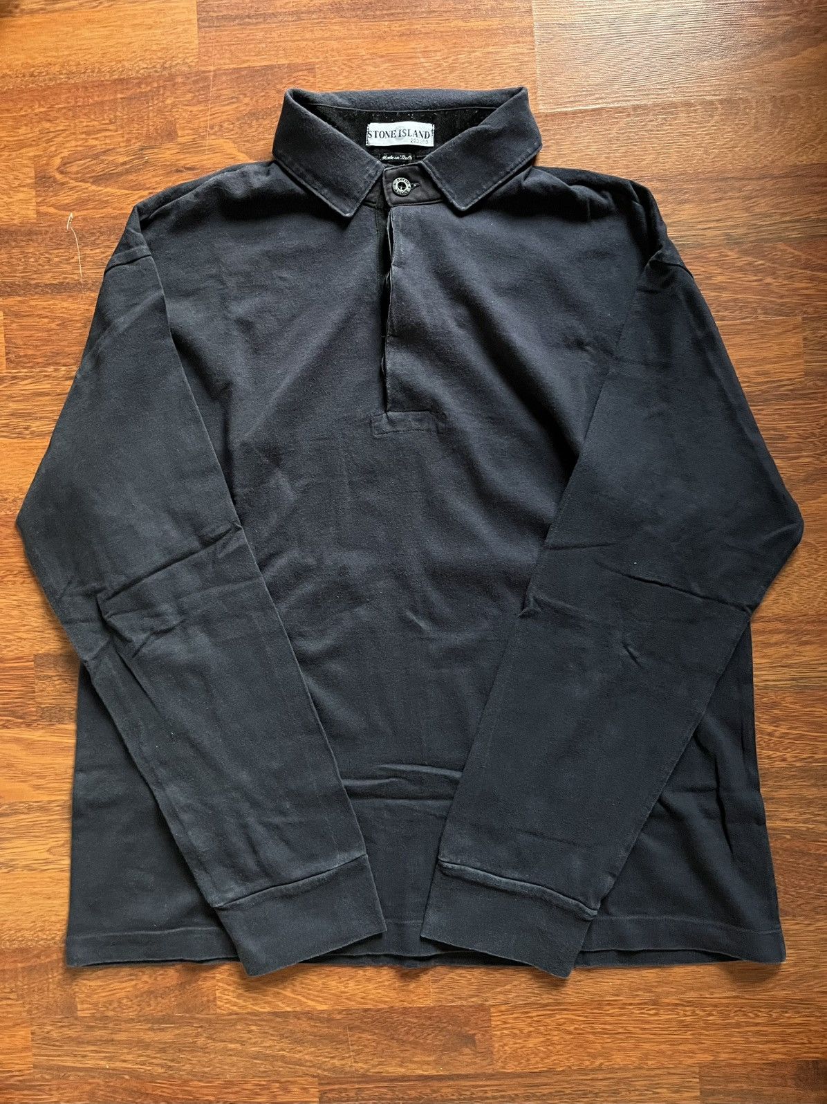 Stone Island Stone Island 2002/2004 SS long sleeves polo Size US L / EU 52-54 / 3 - 5 Thumbnail