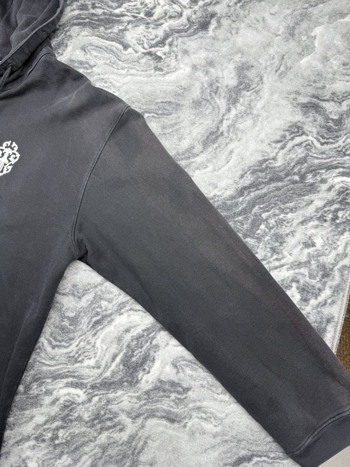 Chrome Hearts Chrome hearts Hoodie Dagger Leather Patch Horseshoe Spellout Size US L / EU 52-54 / 3 - 22 Thumbnail