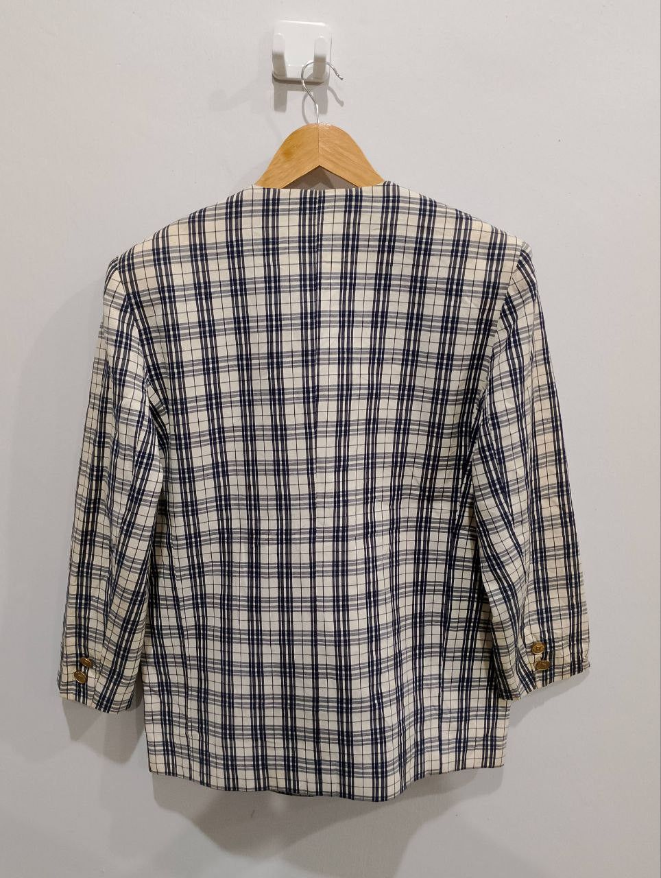 Japanese Brand Vintage GATSBY Checked Suit Blazer Jacket Size XXS / US 00 / IT 34 - 2 Thumbnail