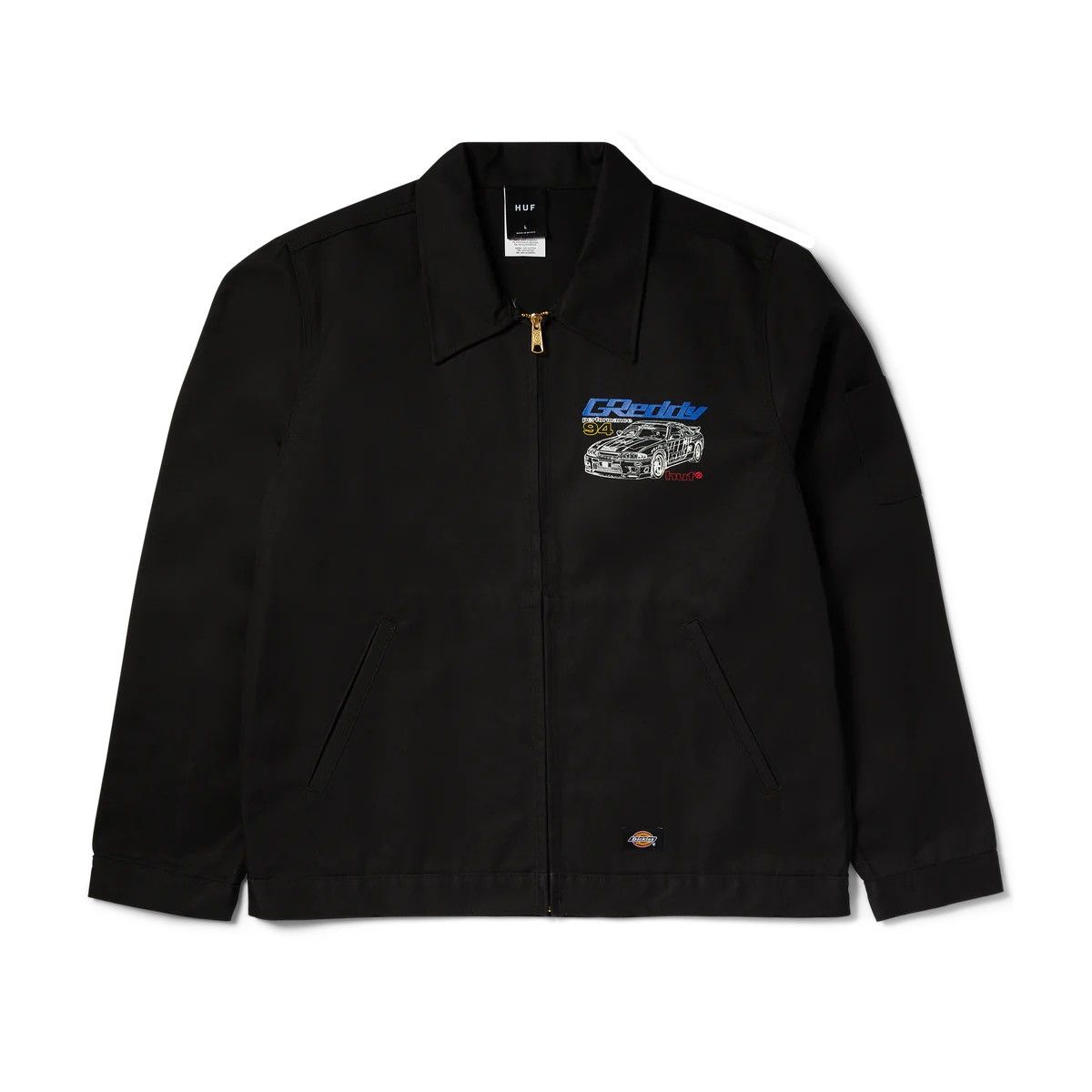 Dickies × Huf HUF GREDDY DIAGRAM WORK JACKET Size US XL / EU 56 / 4 - 1 Thumbnail