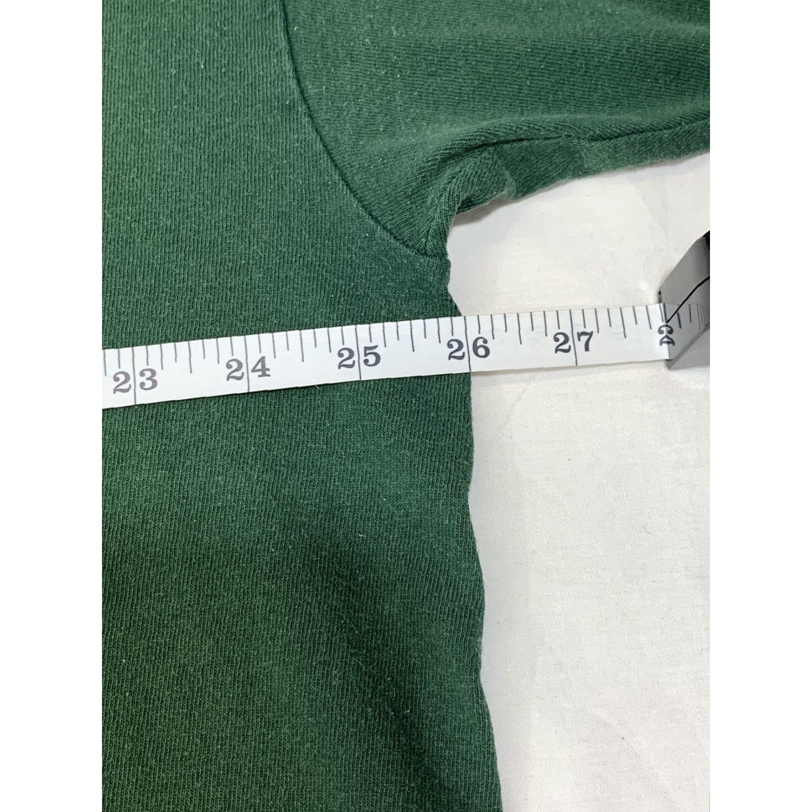 Delta VINTAGE Delta Wisconsin T Shirt XL Green 1990s Reproduction Short Sleeve Basic Tee Mens Size US XL / EU 56 / 4 - 3 Thumbnail