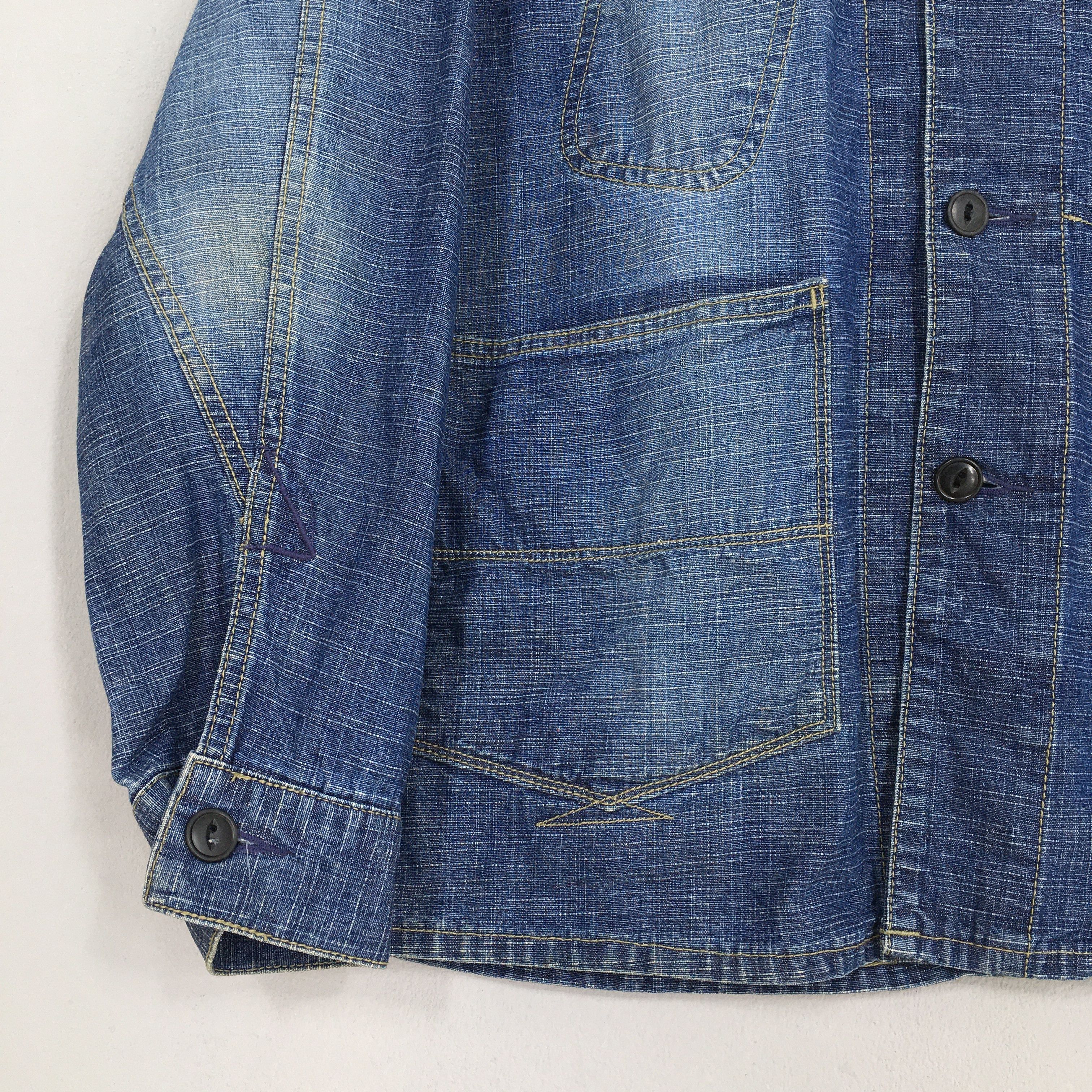 Vetra Vintage 1980s Work Jeans Jacket Labour Workers Medium Size US M / EU 48-50 / 2 - 3 Thumbnail