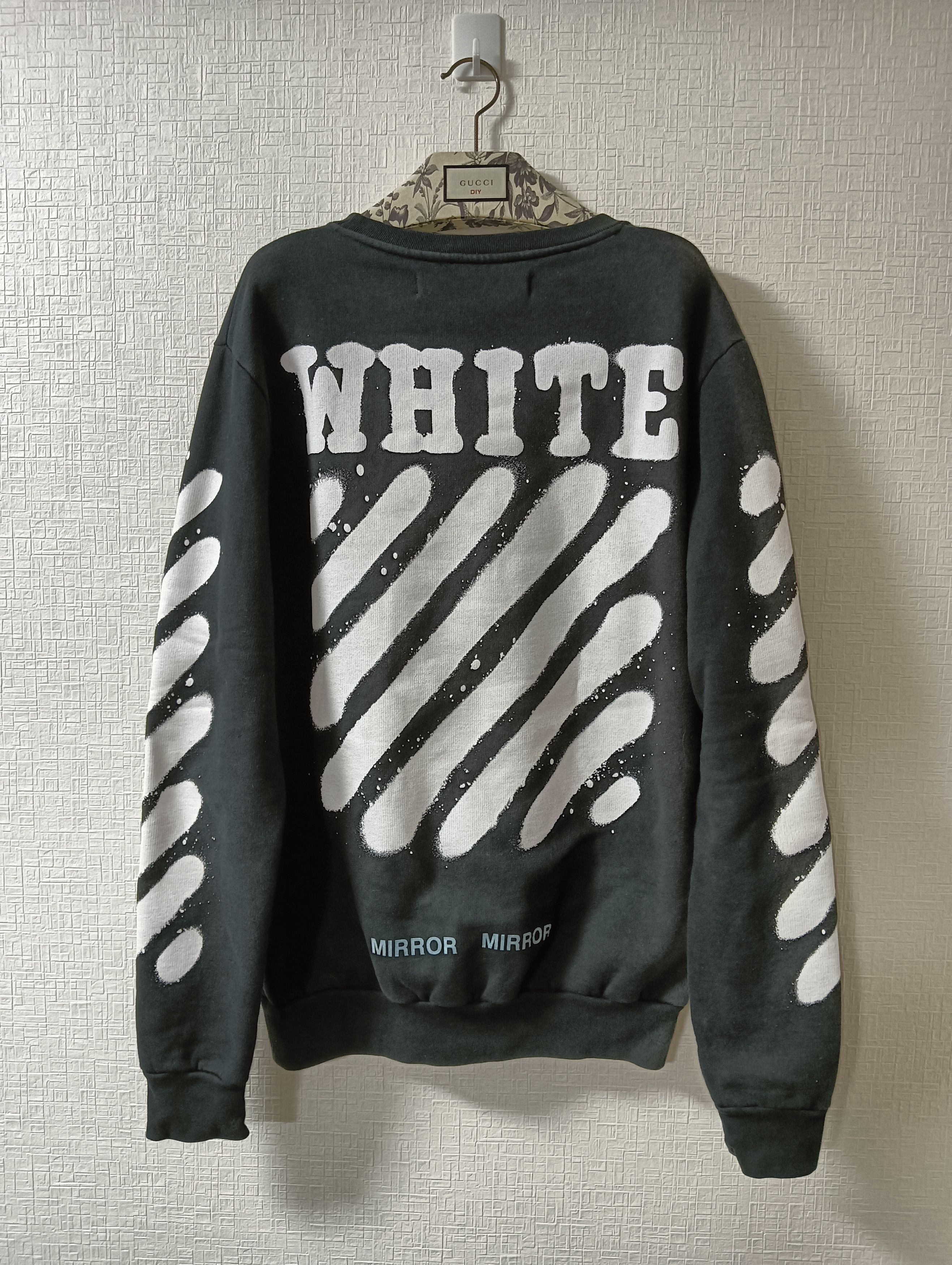 Off-White Diagonal Spray Sweatshirt Size US M / EU 48-50 / 2 - 1 Thumbnail