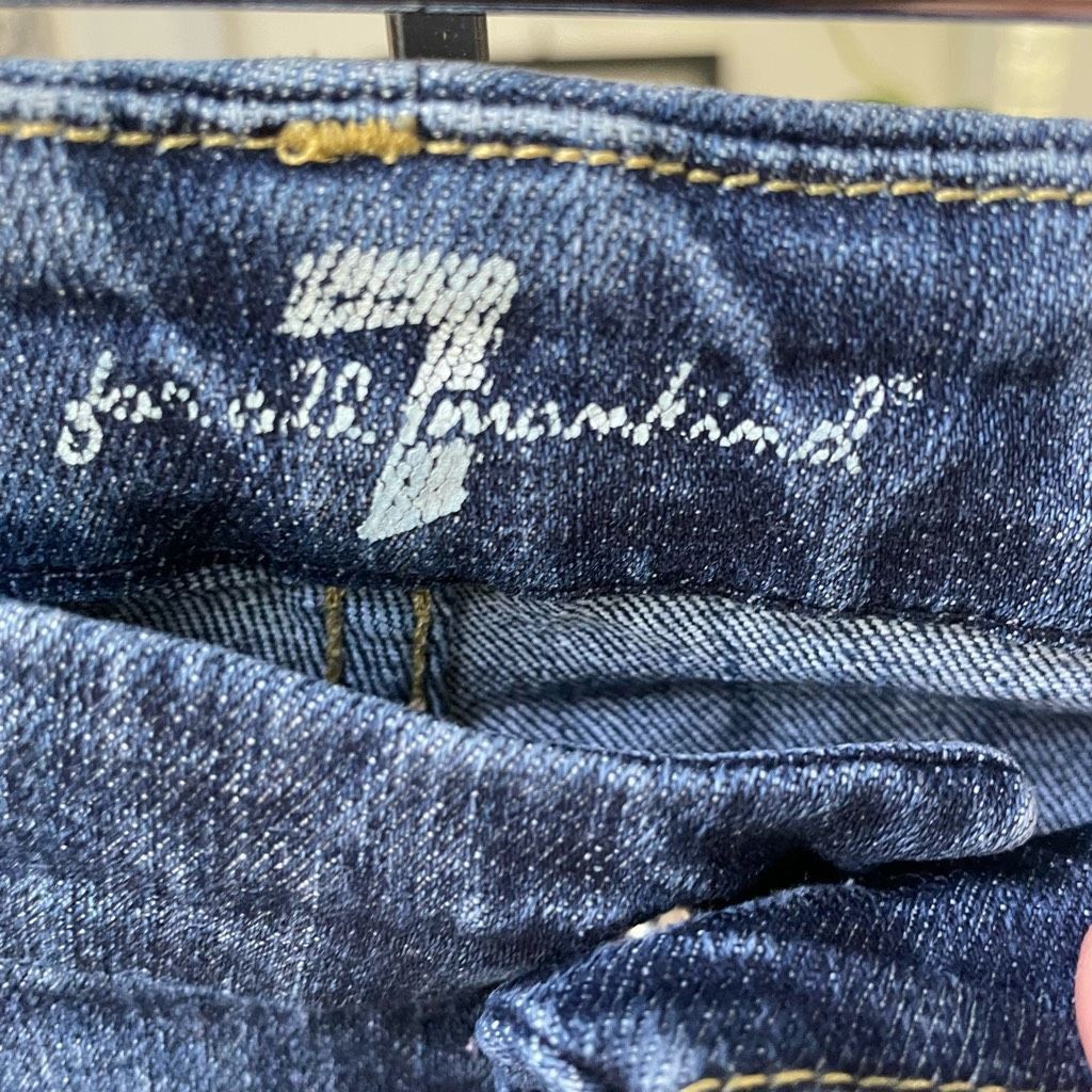 7 For All Mankind 7 For All Mankind A Pocket Bootcut Jeans 27 Size 27" / US 4 / IT 40 - 6 Thumbnail