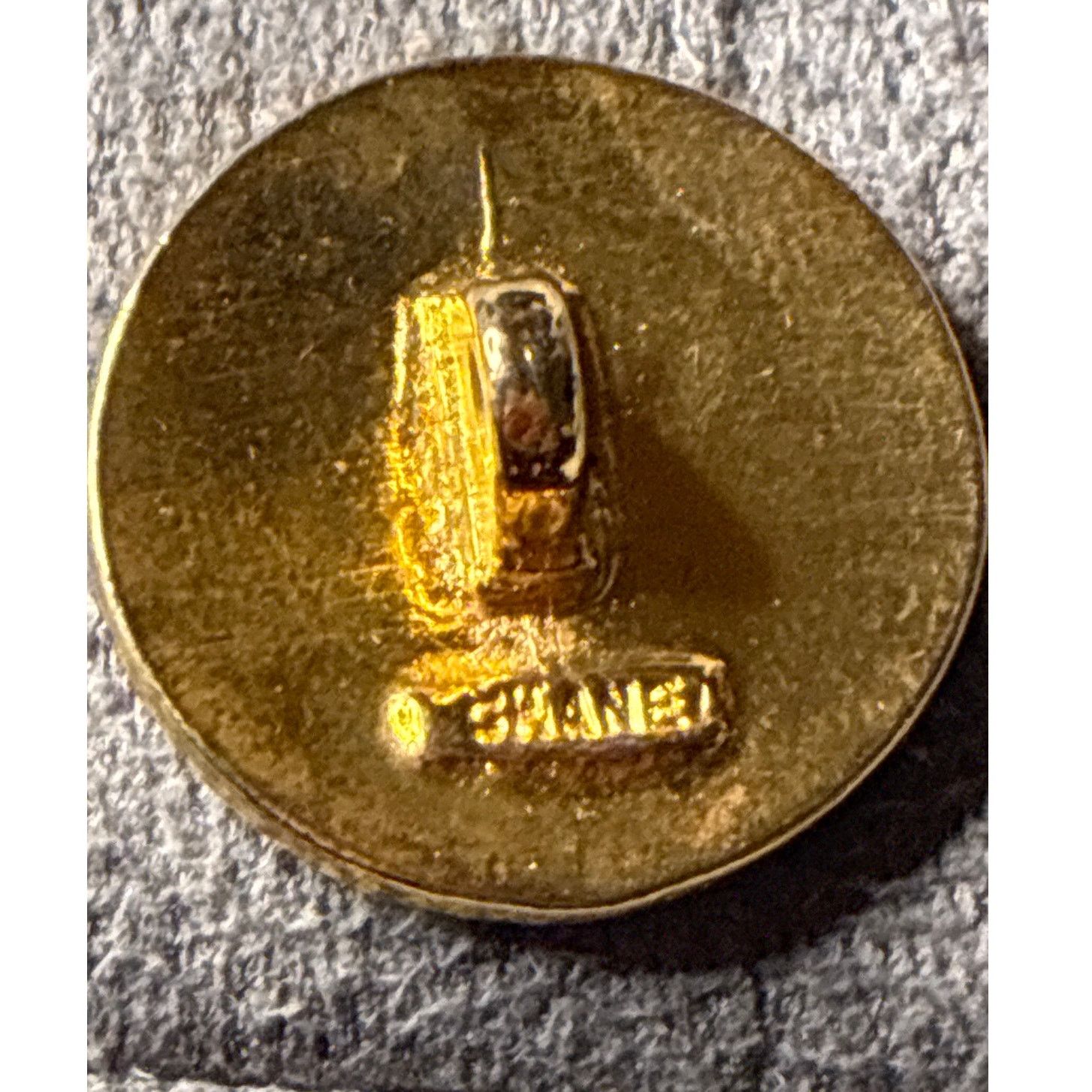 Chanel CHANEL Gold Tone Wheat Sheaf Button - Authentic Collector Size ONE SIZE - 2 Thumbnail