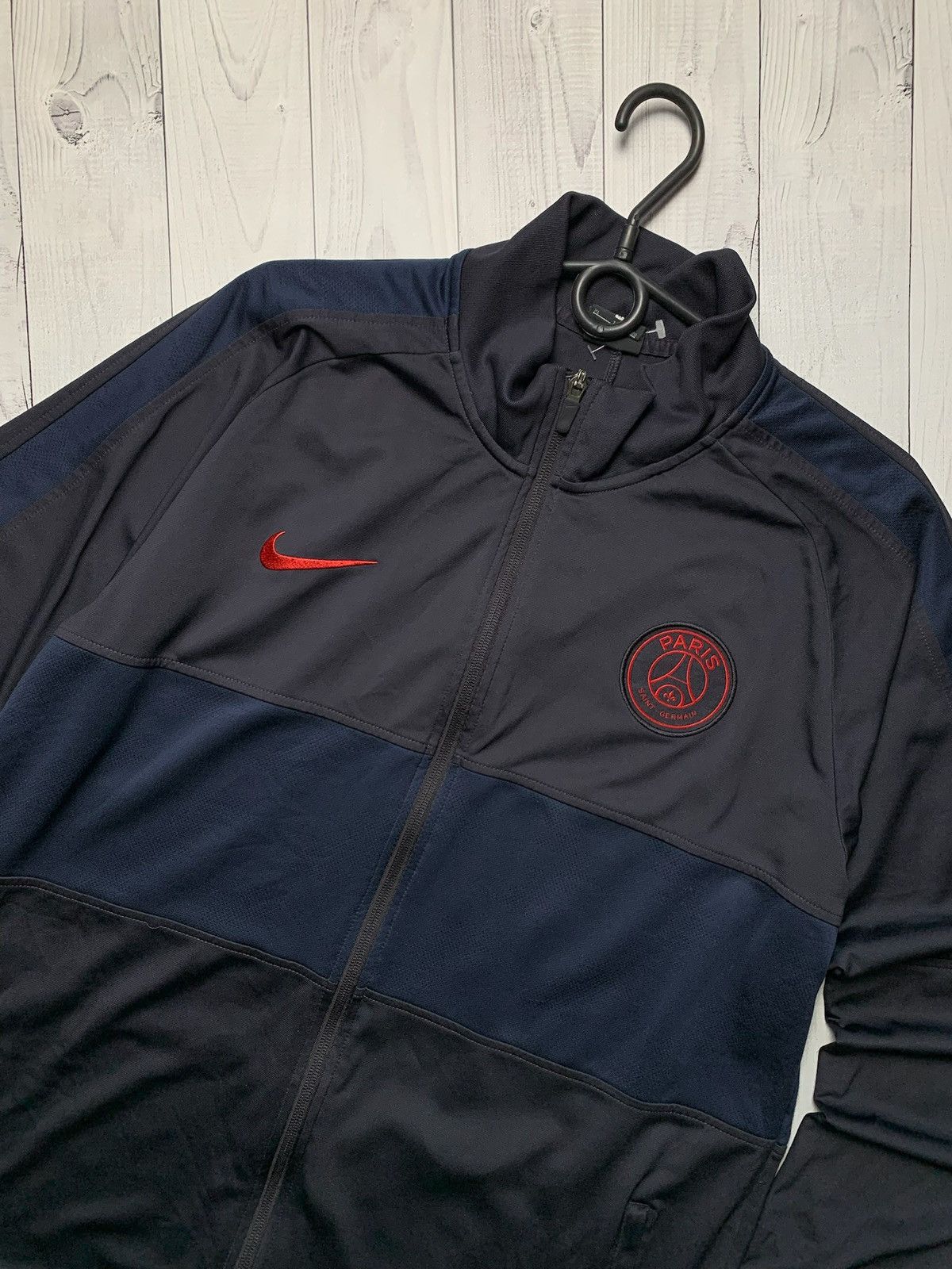 Nike × Vintage Vintage Nike PSG soccer track jacket size XL logo Size US L / EU 52-54 / 3 - 2 Thumbnail