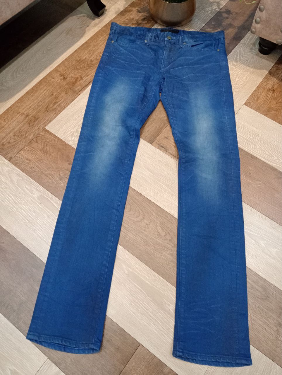 GOSTAR DE FUGA JAPANESE FUGA BLUE STRETCH JEANS Size US 34 / EU 50 - 3 Thumbnail