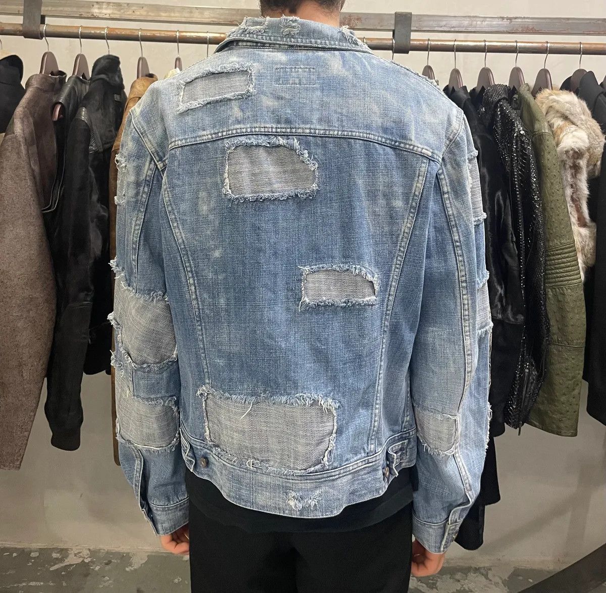 Dolce & Gabbana Dolce & Gabbana Destroyed Denim Jacket Size US M / EU 48-50 / 2 - 3 Thumbnail