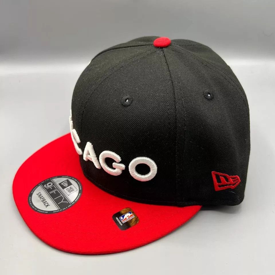 New Era Chicago Bulls Hat Men 9Fifty New Era NBA Snap Back Cap New Size ONE SIZE - 3 Thumbnail
