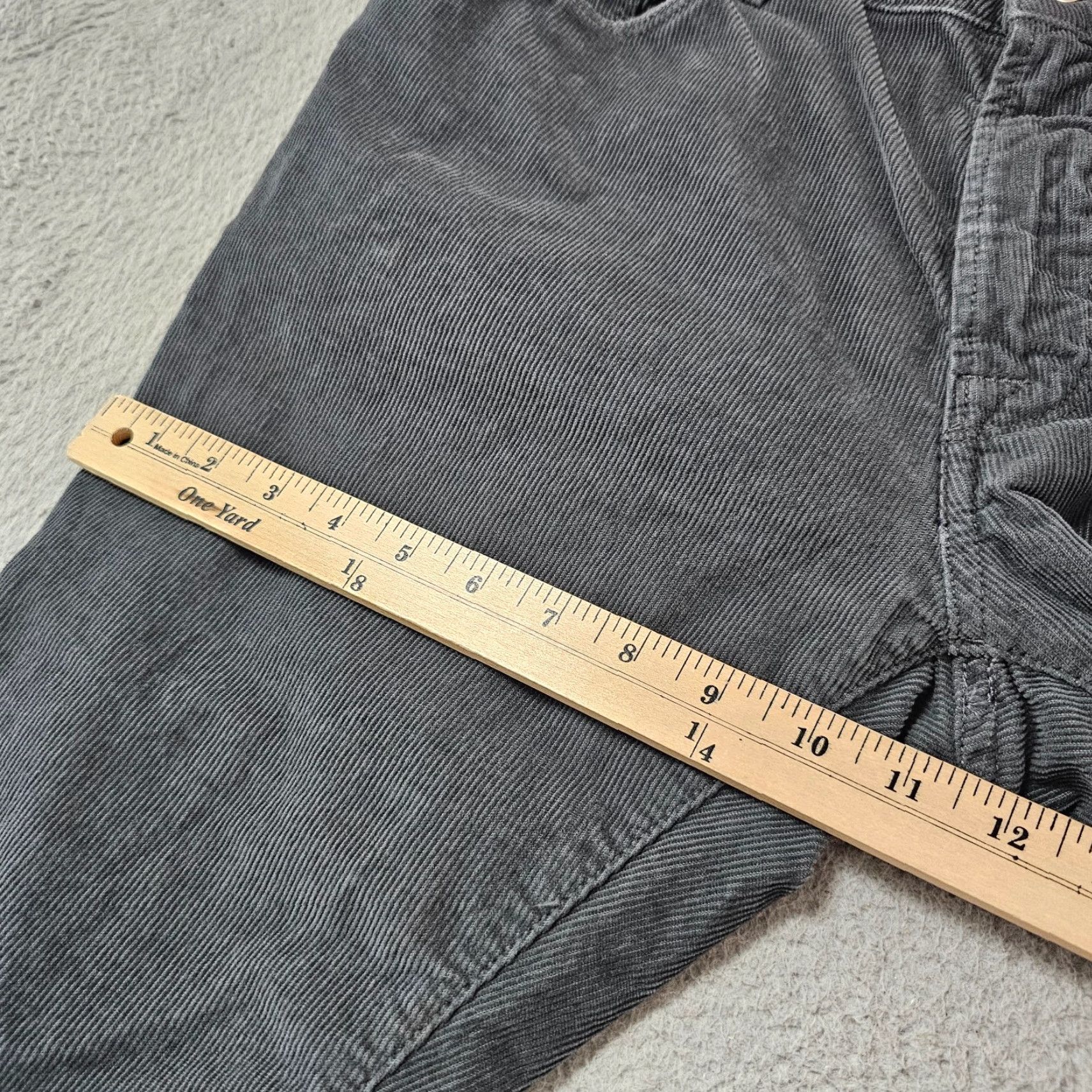 Vintage PT05 Jazz Pants Mens 32 Grey Corduroy Classic Fit Cotton Stretch Pantaloni 32x25 Size US 32 / EU 48 - 5 Thumbnail