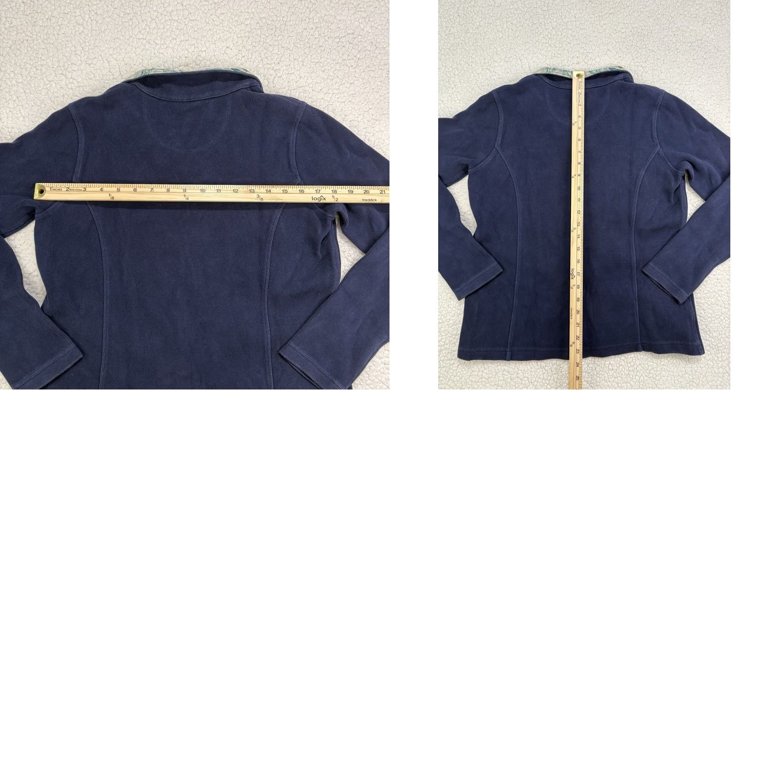 Tommy Bahama VINTAGE Tommy Bahama Womens Sweater Pullover 1/4 Zip T Sweatshirt Navy Floral Lined Small Size S / US 4 / IT 40 - 8 Thumbnail