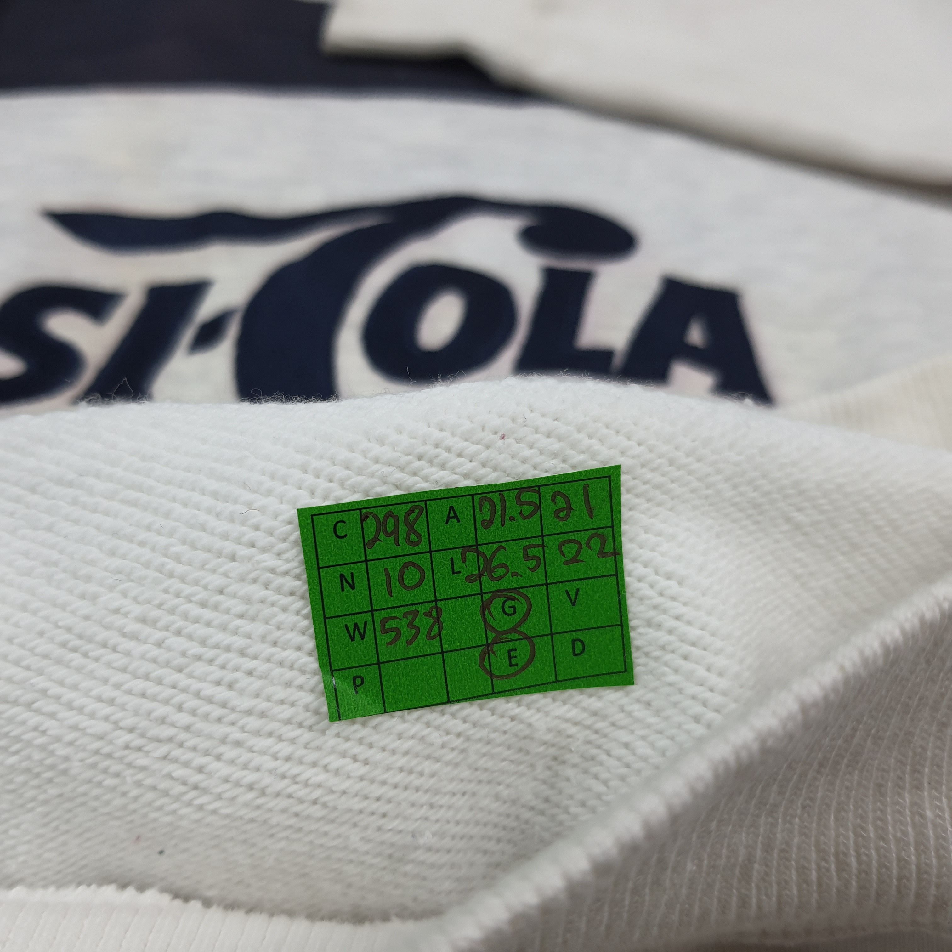 Pepsi Vintage Pepsi Cola Streetwear Pullover Crewneck C298N10 Size US M / EU 48-50 / 2 - 9 Thumbnail