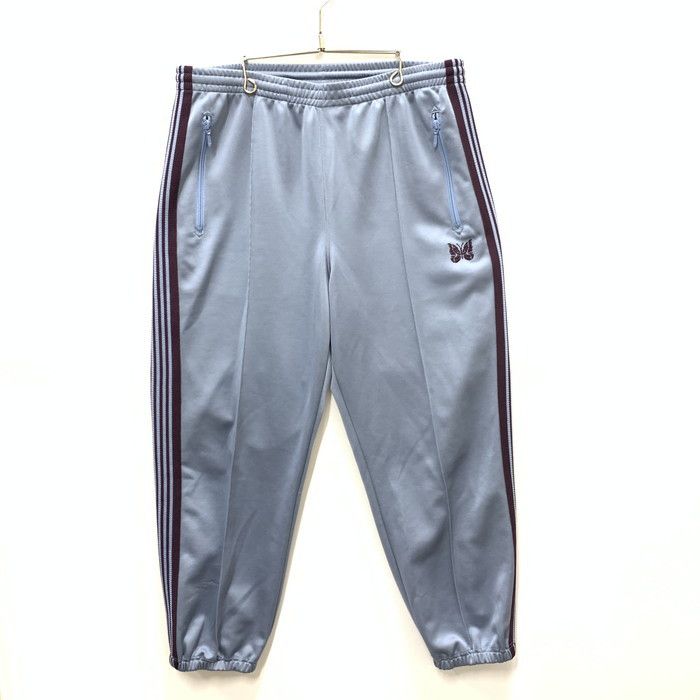 image of Needles Jogger Zipped Track Pant Poly Smooth Sideline Blue, Men's (Size 33)