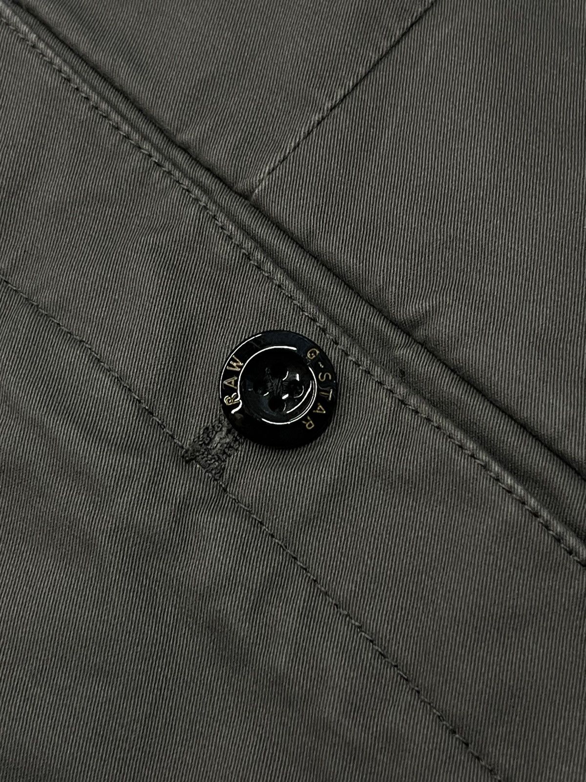 G-Star Mens G Star Raw Bronson Slim Chino Pants Grey Y2K Size M Size US 32 / EU 48 - 10 Thumbnail