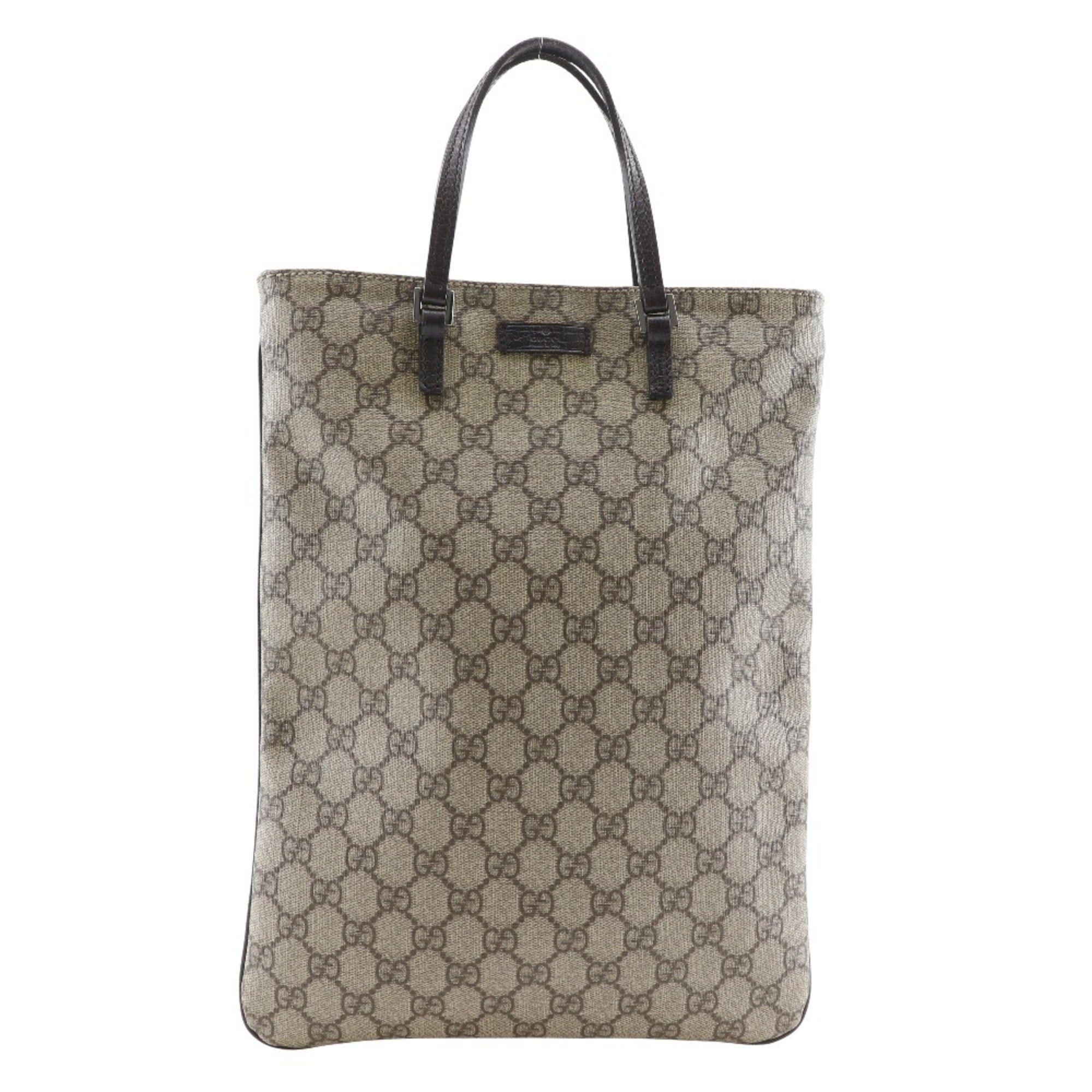 Gucci Gucci Tote Bag Handbag 117551 GG Supreme Canvas Brown A4 Magnetic Type Unisex Size ONE SIZE - 1 Thumbnail