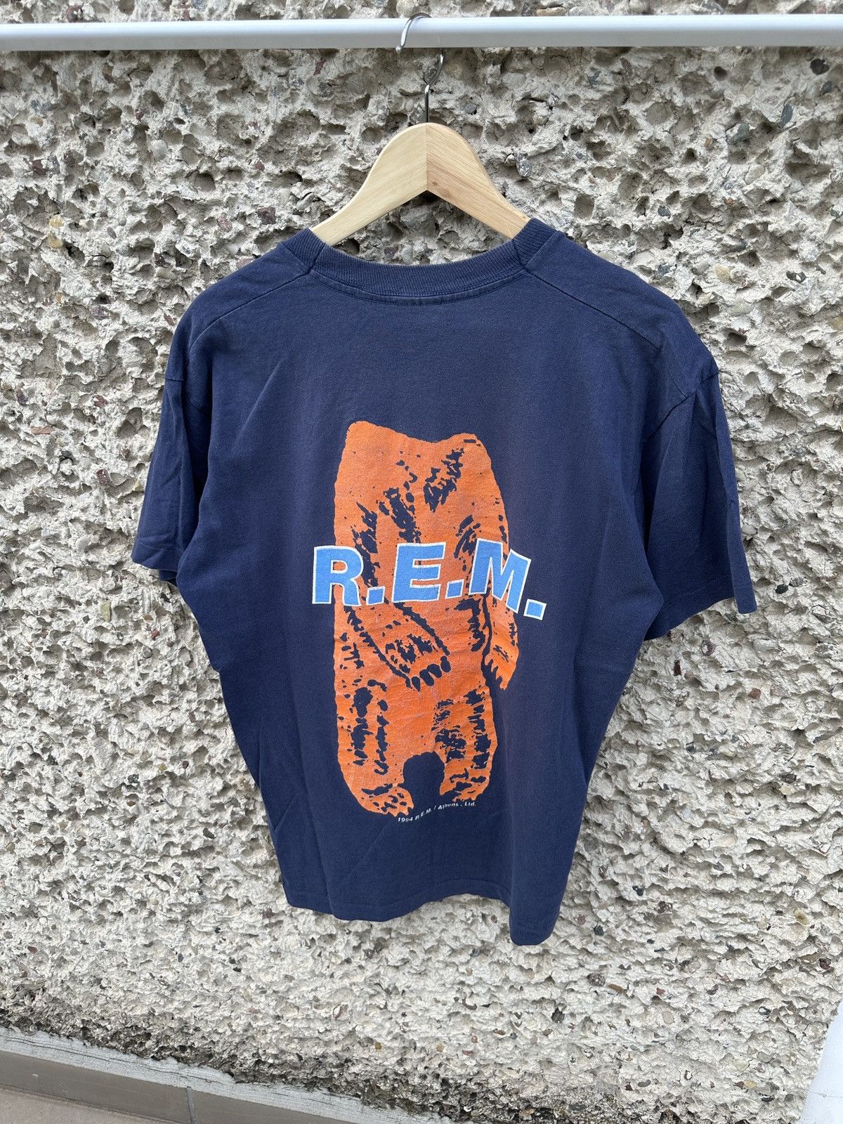 Band Tees Vintage 1994 90s Monster REM rock band tee T-shirt Size US L / EU 52-54 / 3 - 4 Thumbnail