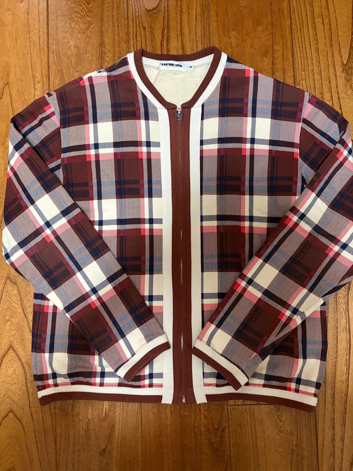Bape BAPE Nigo-era no-collar Zip Oversized Hoodie M mint Size M / US 6-8 / IT 42-44 - 1 Thumbnail