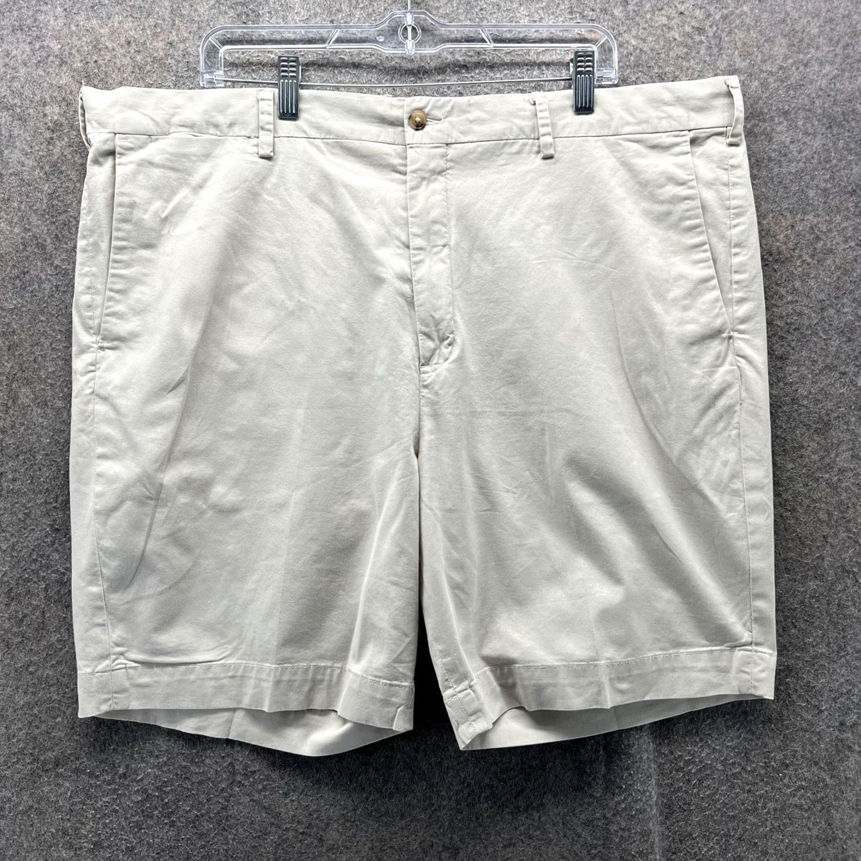 Polo Ralph Lauren Polo Ralph Lauren Shorts Mens 42 Beige Stretch Classic Fit Chino Casual 9 Inseam Size US XL / EU 56 / 4 - 2 Thumbnail