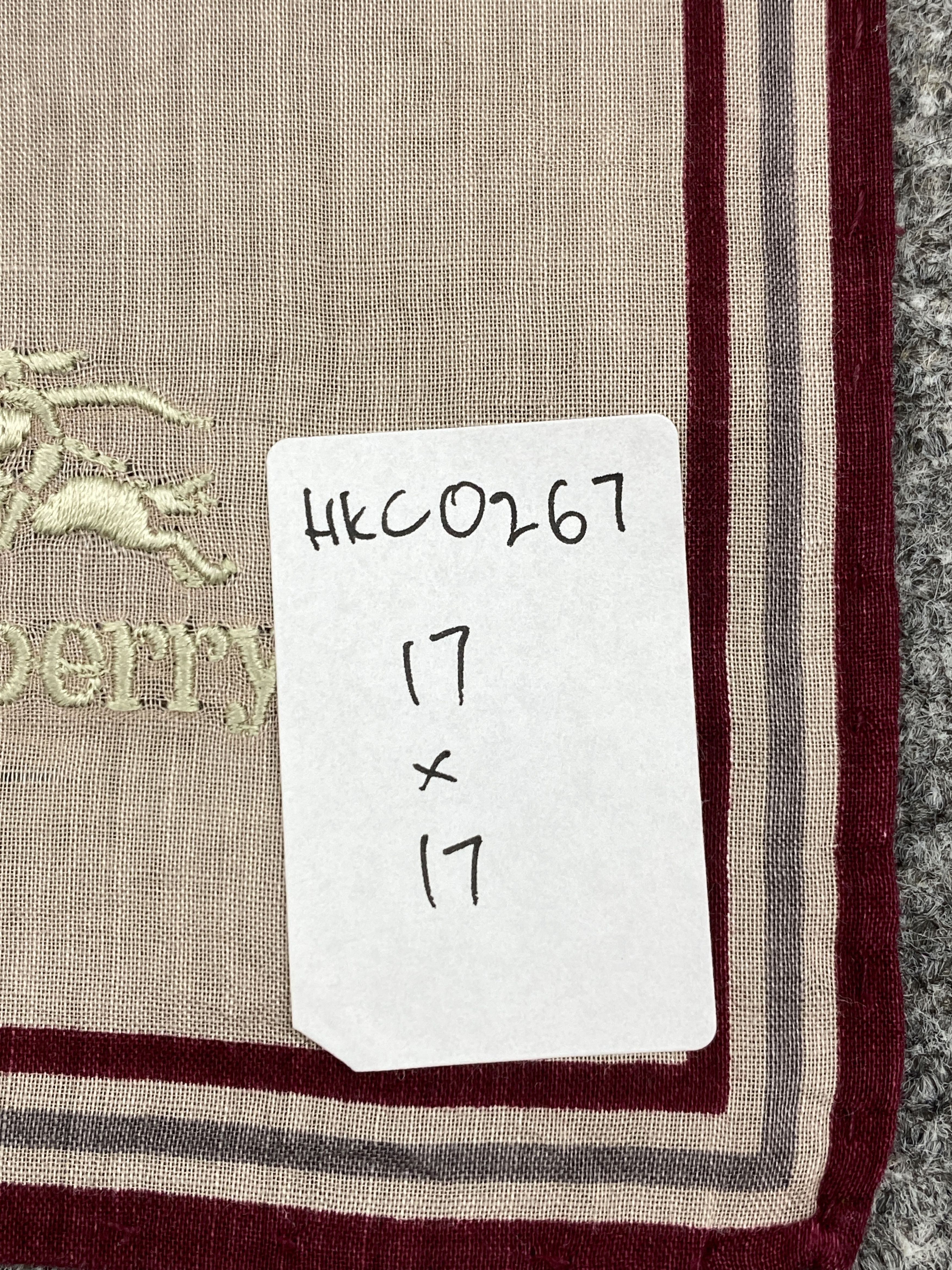 Burberry Burberrys Handkerchief / Bandana / Neckerchief HKC0267 Size ONE SIZE - 7 Thumbnail
