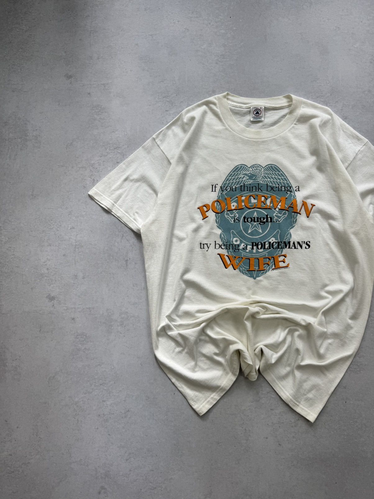 Delta Vintage 1997 Delta Police Officer Graphic Tee Rare Size US XL / EU 56 / 4 - 2 Thumbnail