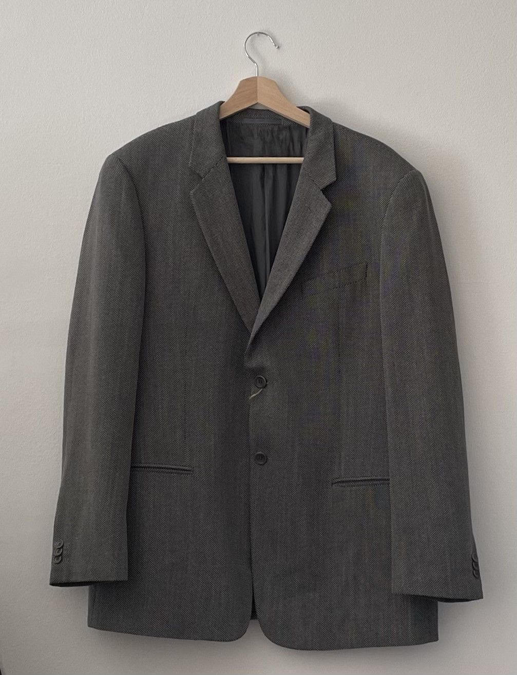 Armani Vintage Armani Light Gray Blazer Size XL / US 12-14 / IT 48-50 - 7 Thumbnail