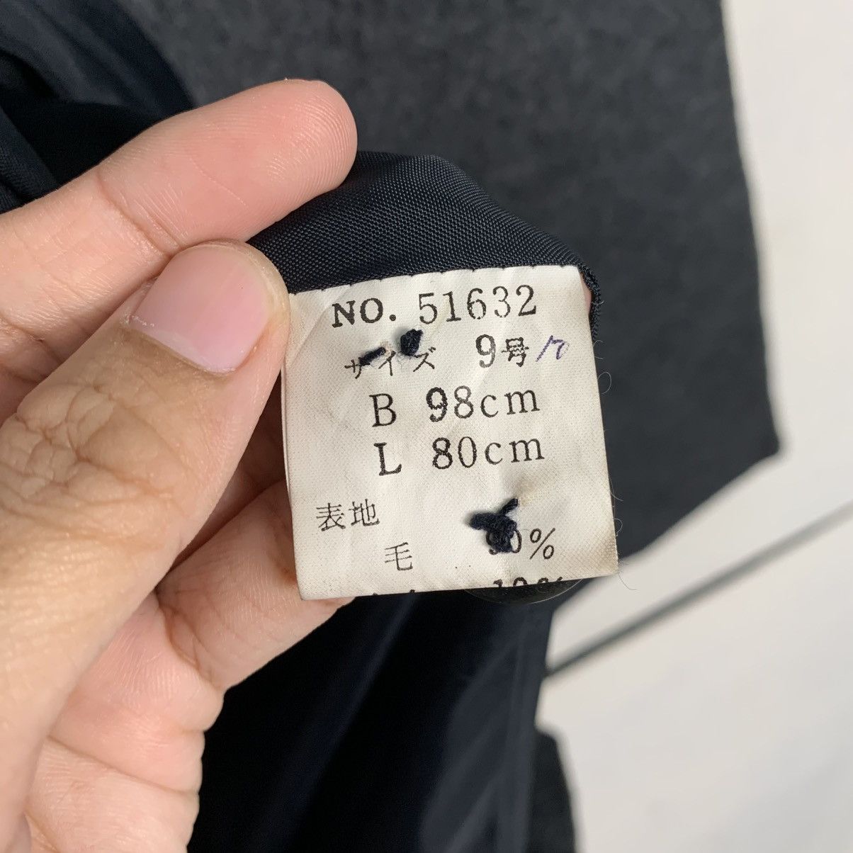 Japanese Brand An Mugler Double Breasted Wool Women Coat Size M / US 6-8 / IT 42-44 - 16 Thumbnail