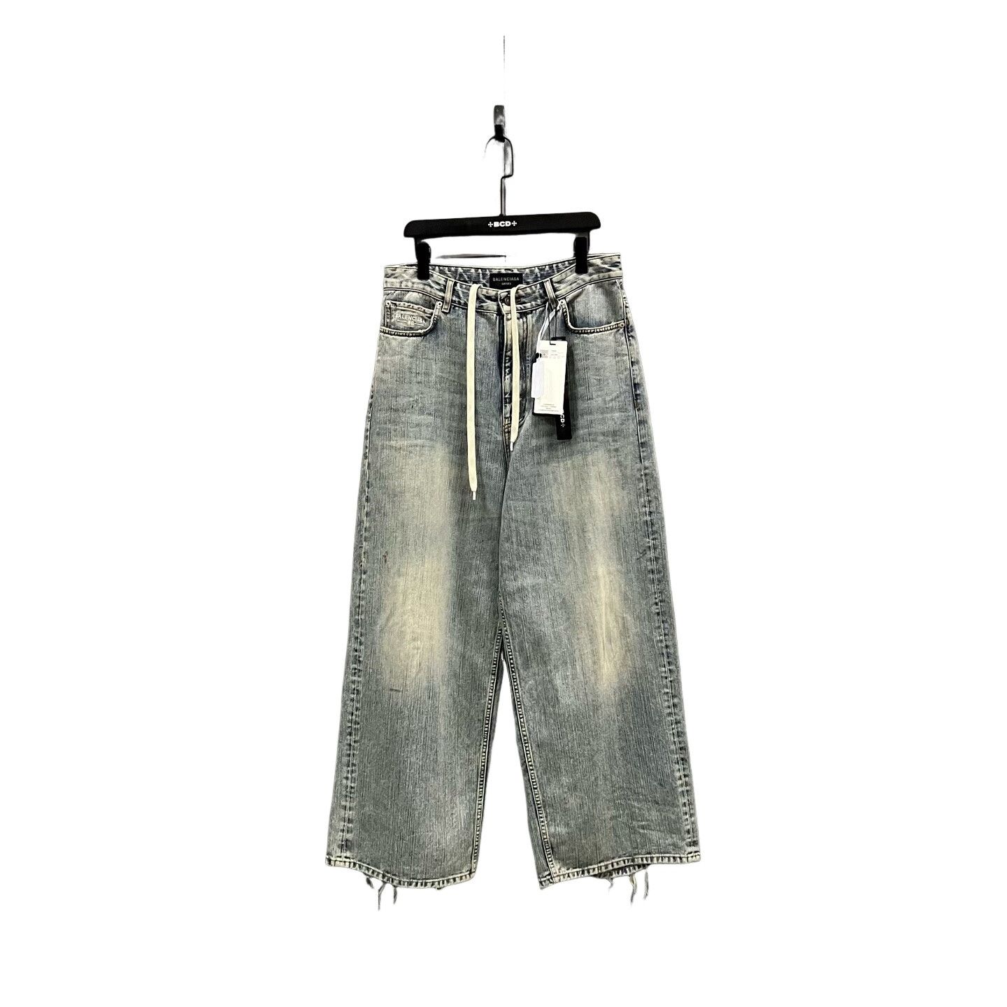 Balenciaga Balenciaga Washed Drawstring Jeans Size S Size US 30 / EU 46 - 1 Thumbnail