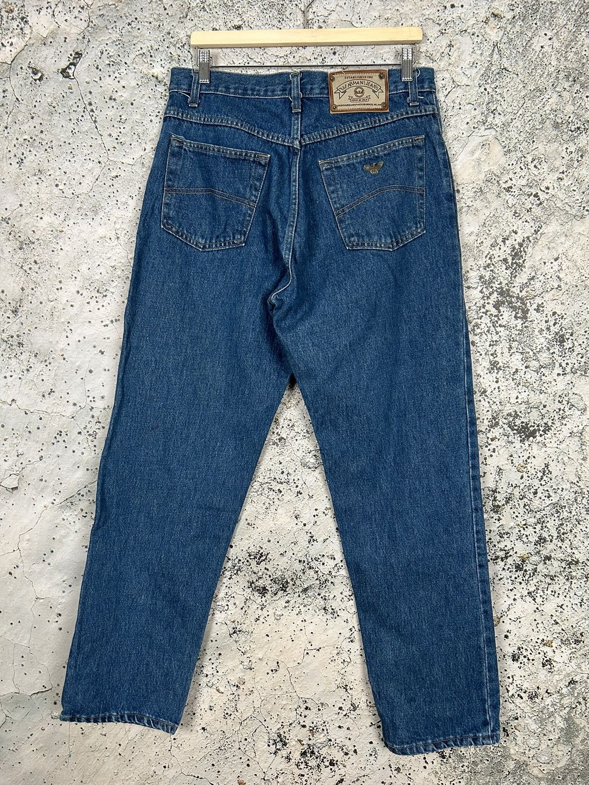 Vintage Armani 90s Baggy Jeans Archival Hype Skateboards