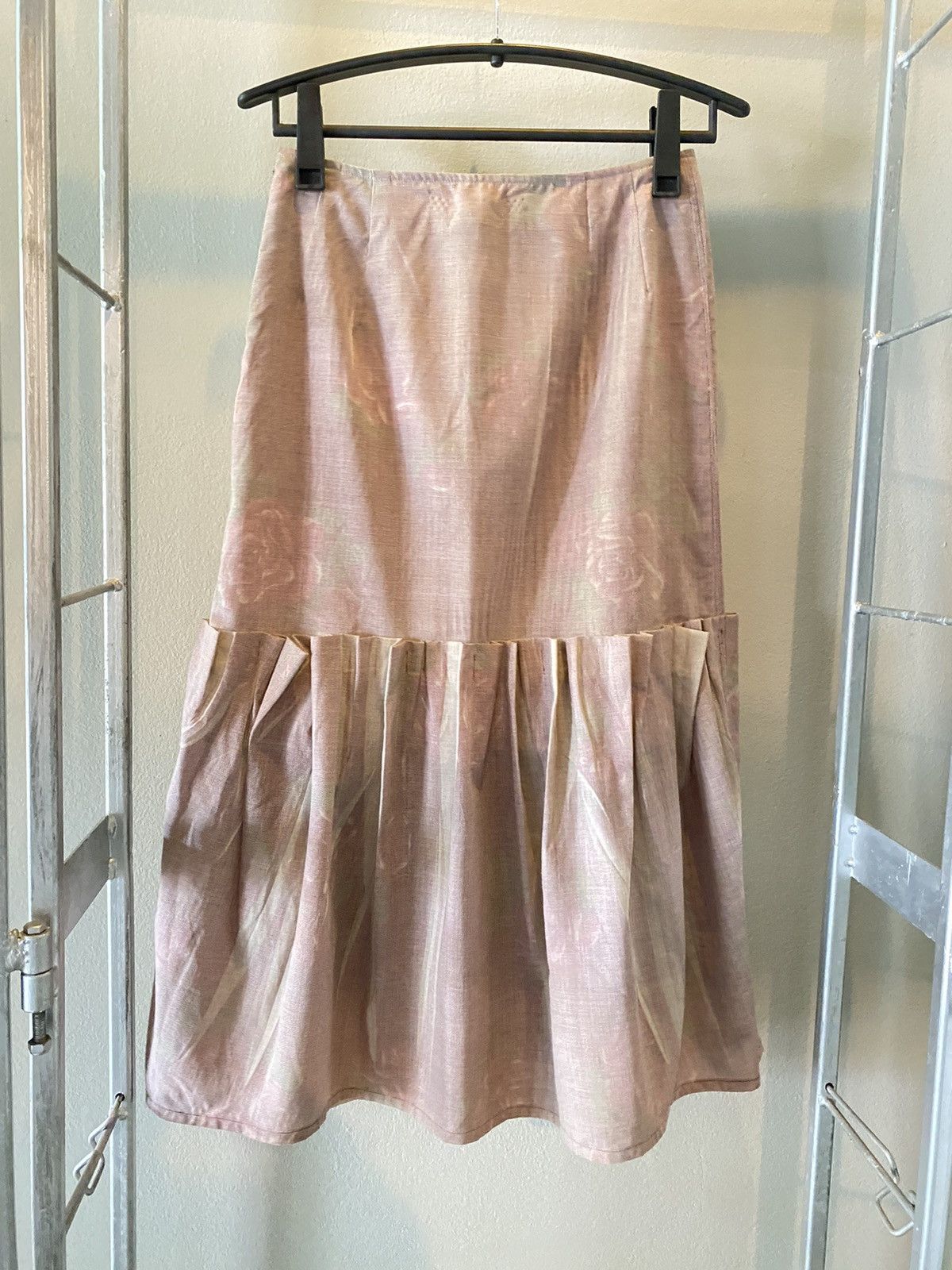 Sunao Kuwahara I.S. sunao kuwahara Avant-garde Layered Printed Skirt Size 27" / US 4 / IT 40 - 8 Thumbnail