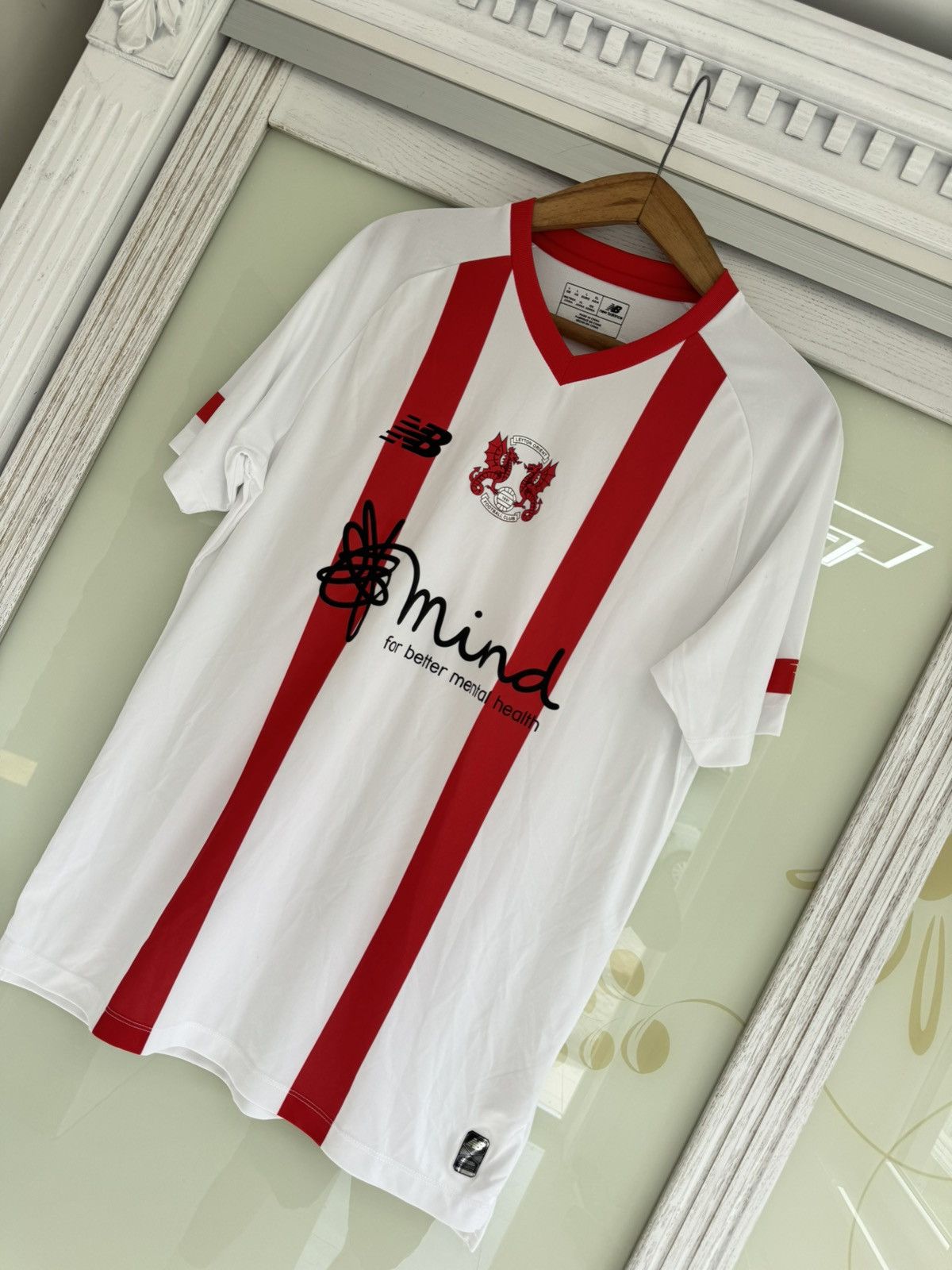 New Balance Leyton Orient 2020-2021 Third Soccer Jersey Football Kit Size US L / EU 52-54 / 3 - 3 Thumbnail