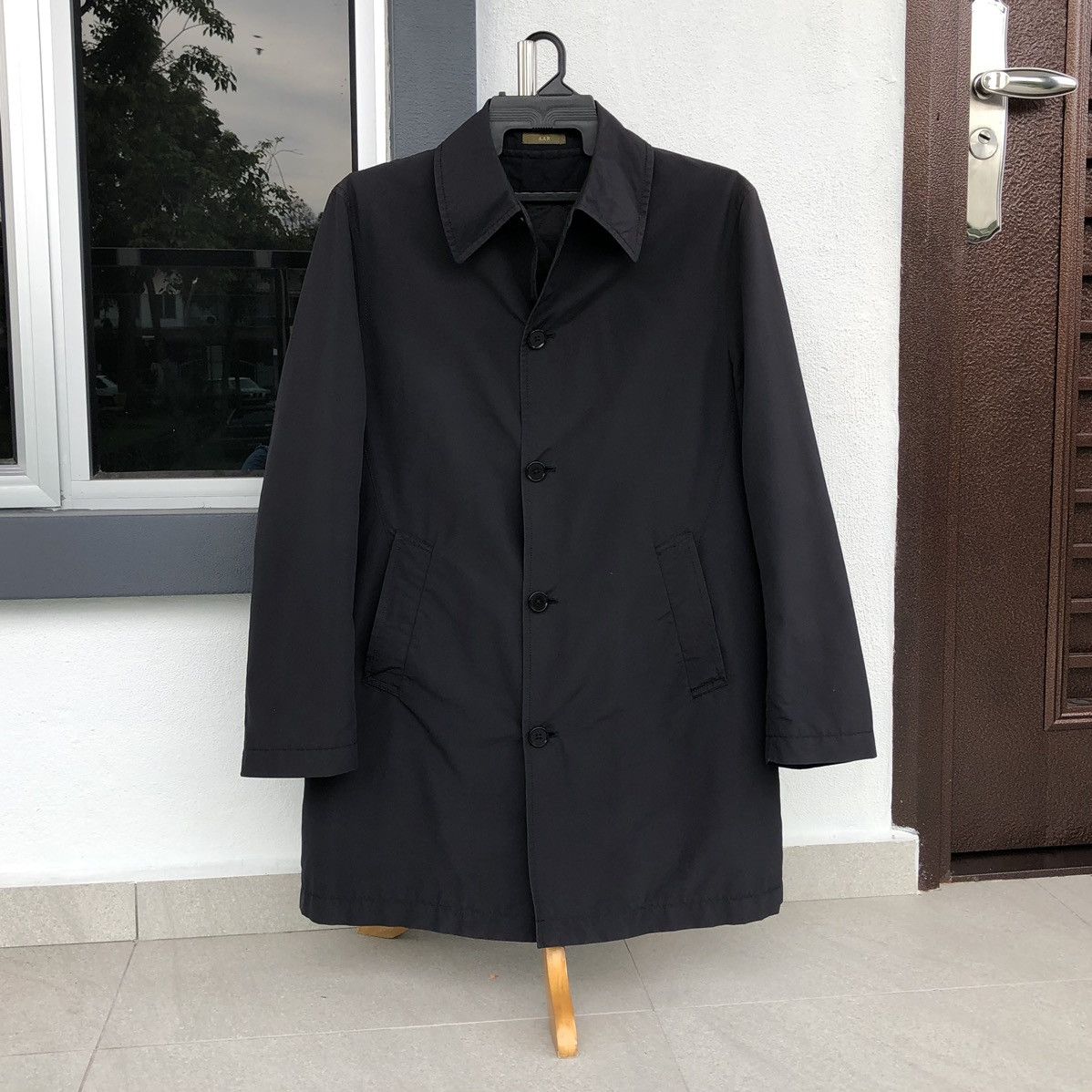 Yohji Yamamoto A.A.R Yohji Yamamoto Design Studio Trench Coat Size US L / EU 52-54 / 3 - 6 Thumbnail