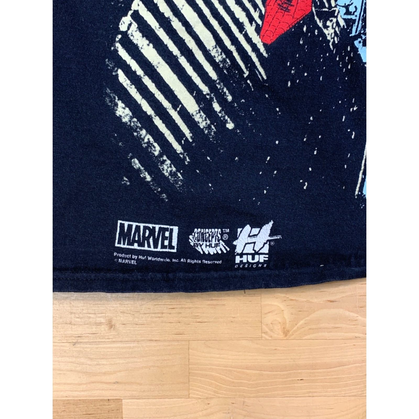 Huf HUF Marvel Comics Shirt Men M Black Spider-Man 12856 Size US M / EU 48-50 / 2 - 8 Thumbnail