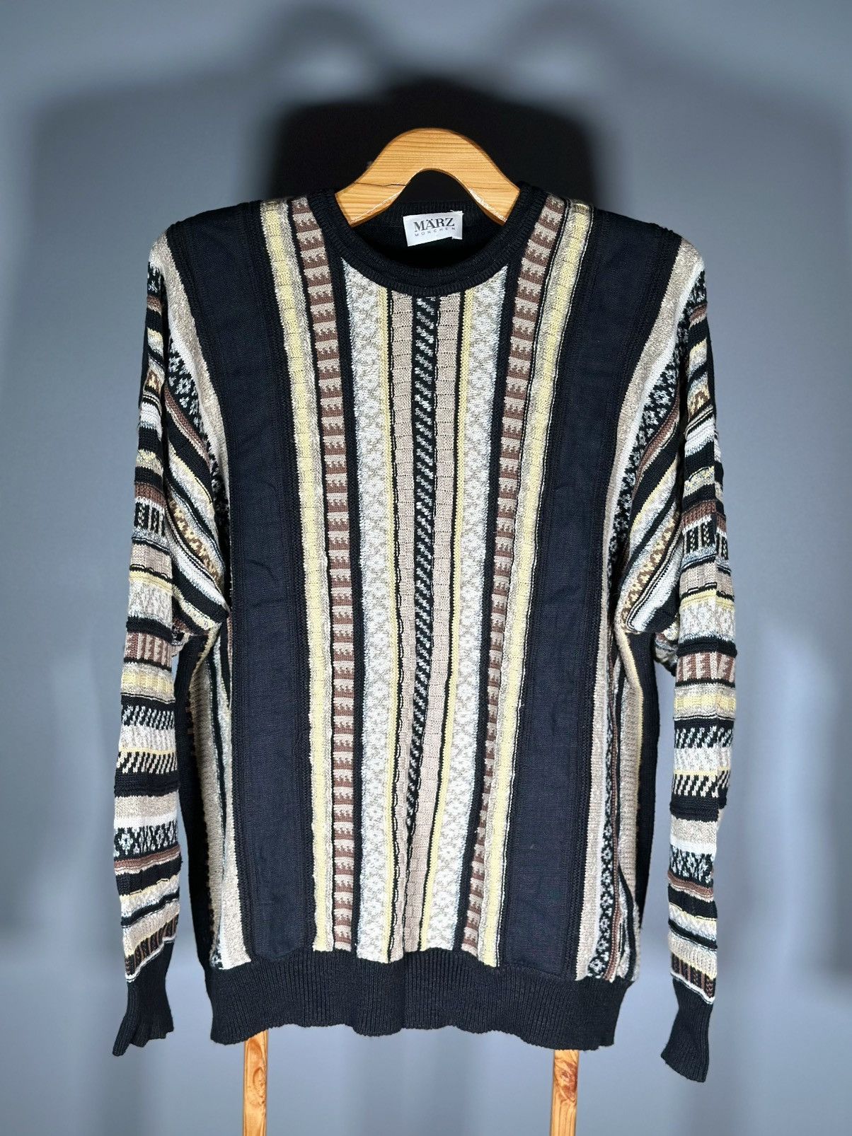 Coogi Marz USA Coogi Style 3D Knit Pullover Sweater Men’s XL Size US XL / EU 56 / 4 - 2 Thumbnail
