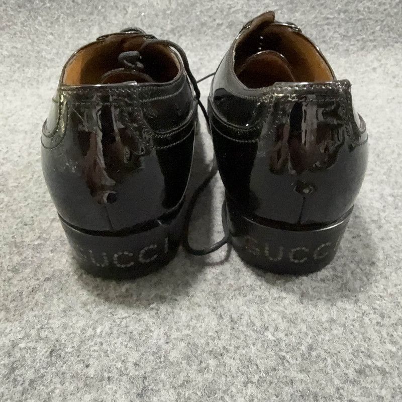 Gucci Gucci Black Patent Leather Casual Shoes - Size US 6.5 / EU 39-40 - 3 Thumbnail