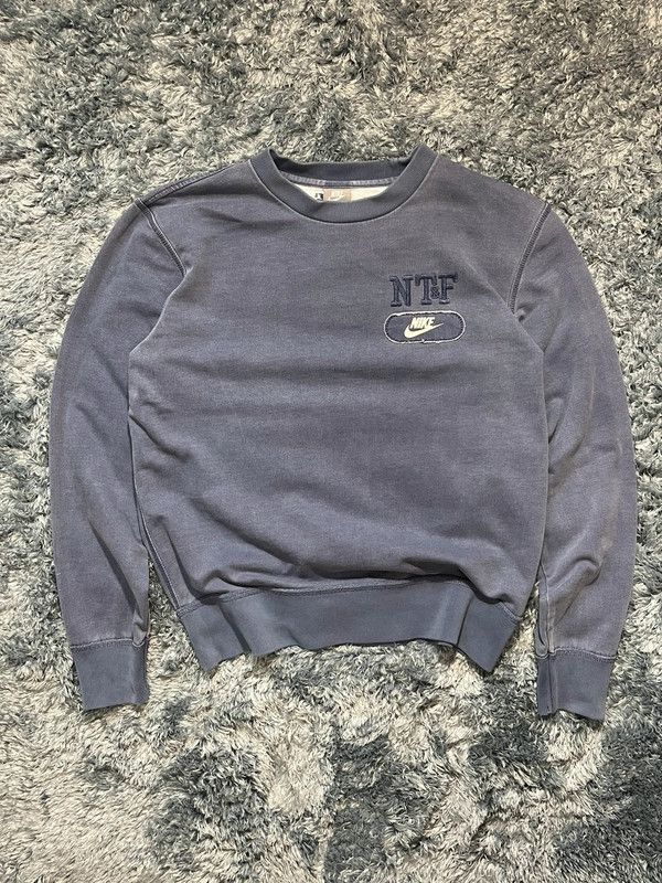 Nike Nike Y2K grey crewneck wash 2000s Size US M / EU 48-50 / 2 - 1 Thumbnail