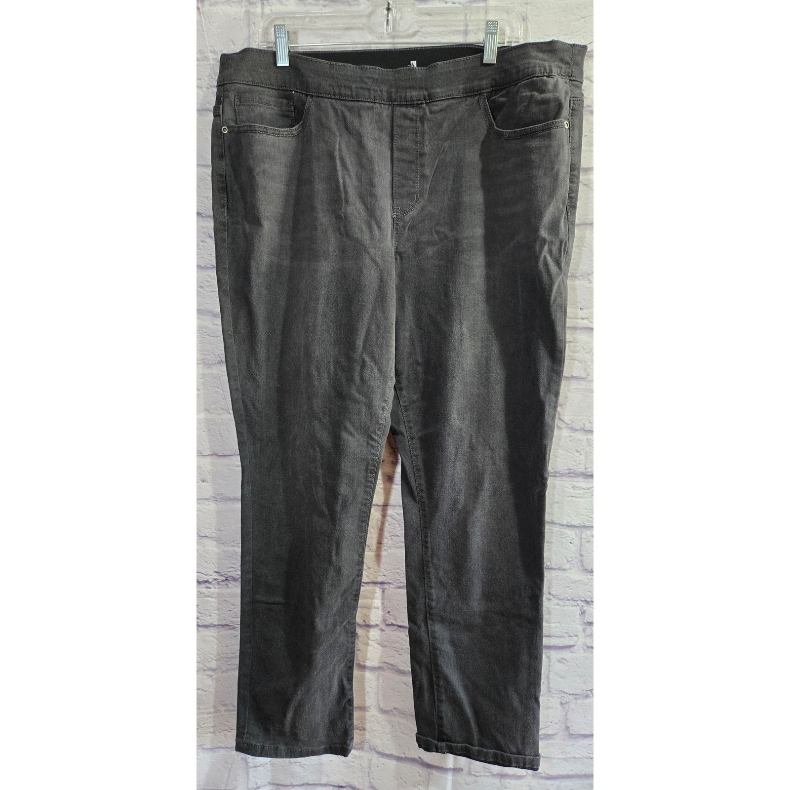 Other Croft & Barrow Black Effortless Pull On Jeans 22W Stretch Size 42" / US 20 - 1 Thumbnail