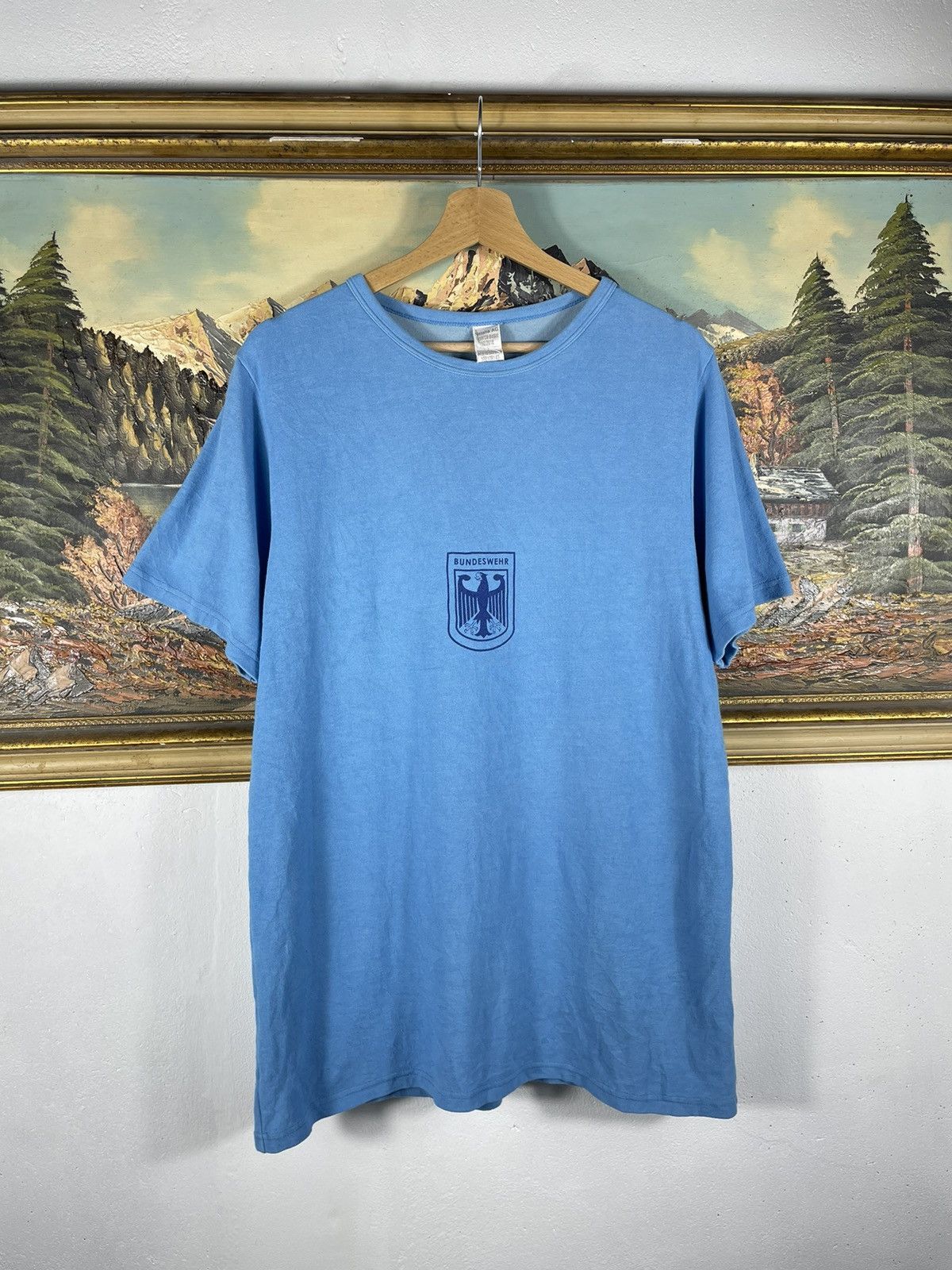 Kanye West × Vintage VINTAGE BUNDESWHER LIKE VULTURES TEE ARMY MILITARY KANYE Size US XL / EU 56 / 4 - 1 Thumbnail