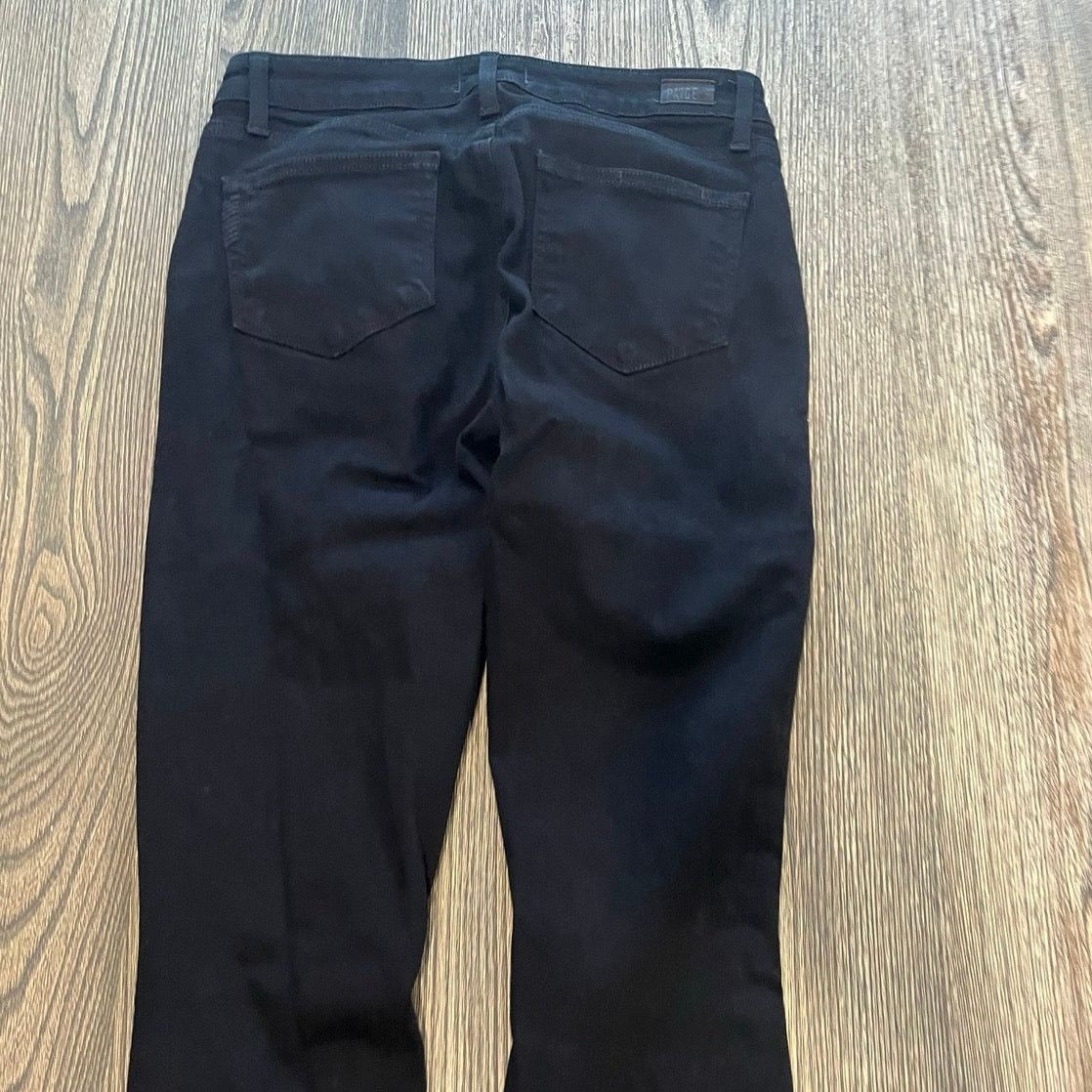 Paige Paige Verdugo Ultra Skinny Jeans Mid-Rise Black Size 28 Size 28" / US 6 / IT 42 - 11 Thumbnail